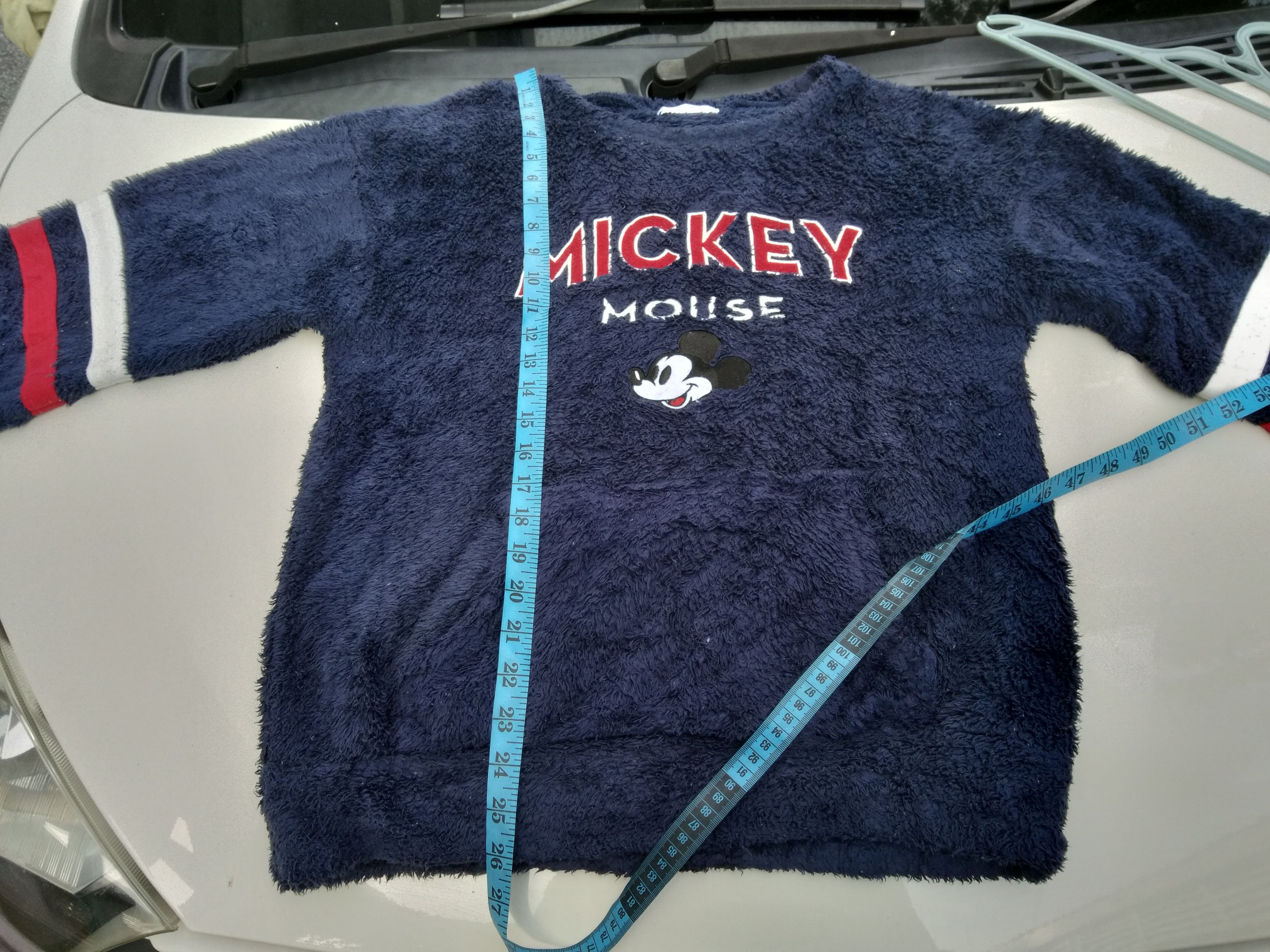 Disney × Mickey Mouse MICKEY MOUSE DEEP PILE FLEECE SWEATSHIRT Size US M / EU 48-50 / 2 - 8 Thumbnail