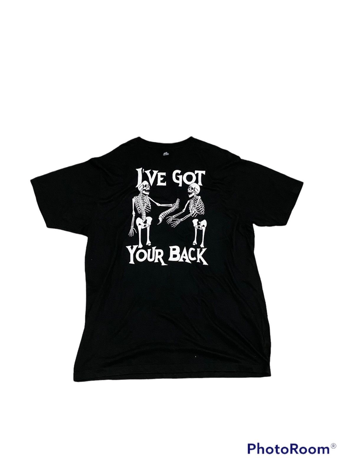 Japanese Brand × Vintage Vintage Halloween Skeleton I Got Your Back Tees Size US XL / EU 56 / 4 - 1 Thumbnail