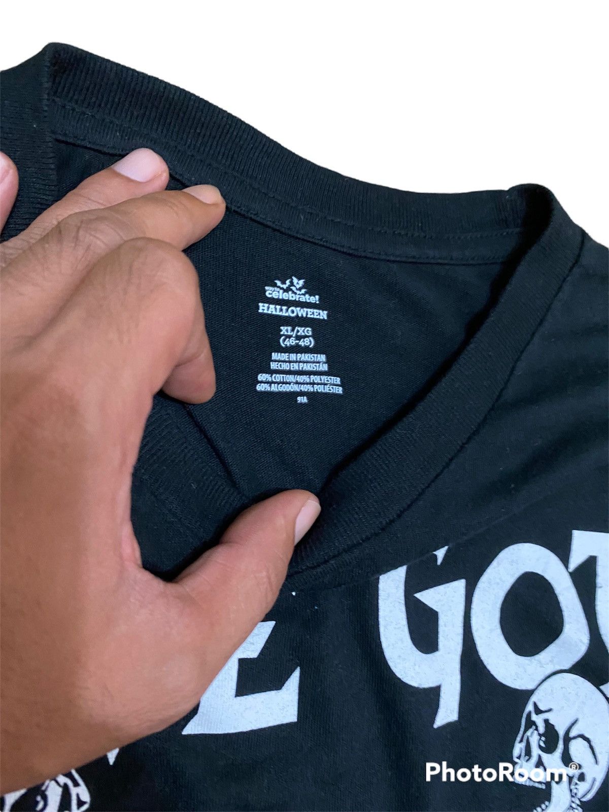 Japanese Brand × Vintage Vintage Halloween Skeleton I Got Your Back Tees Size US XL / EU 56 / 4 - 4 Thumbnail