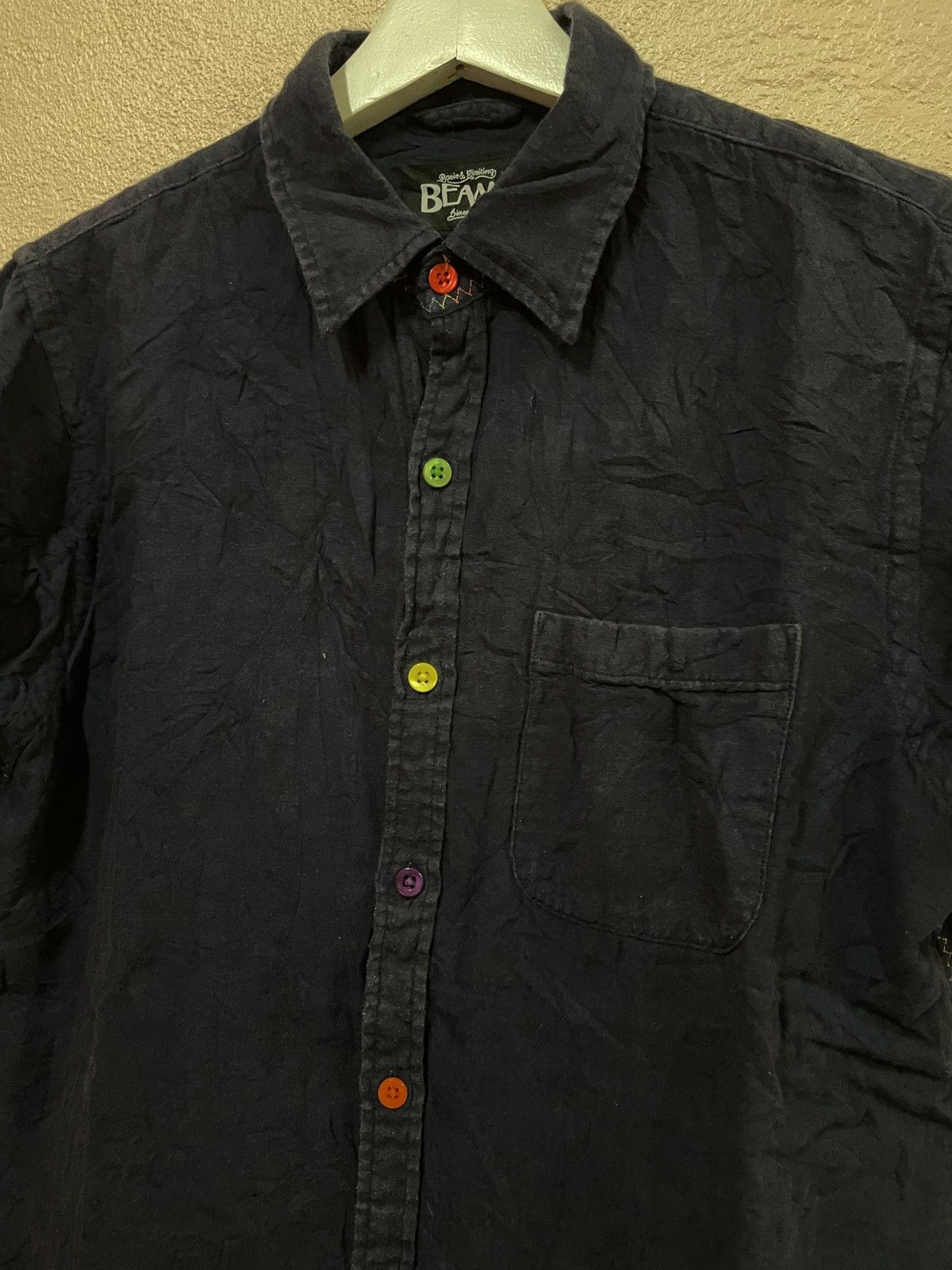 Beams Plus Beams designer japan single pocket mens S multicolor button Size US S / EU 44-46 / 1 - 7 Thumbnail