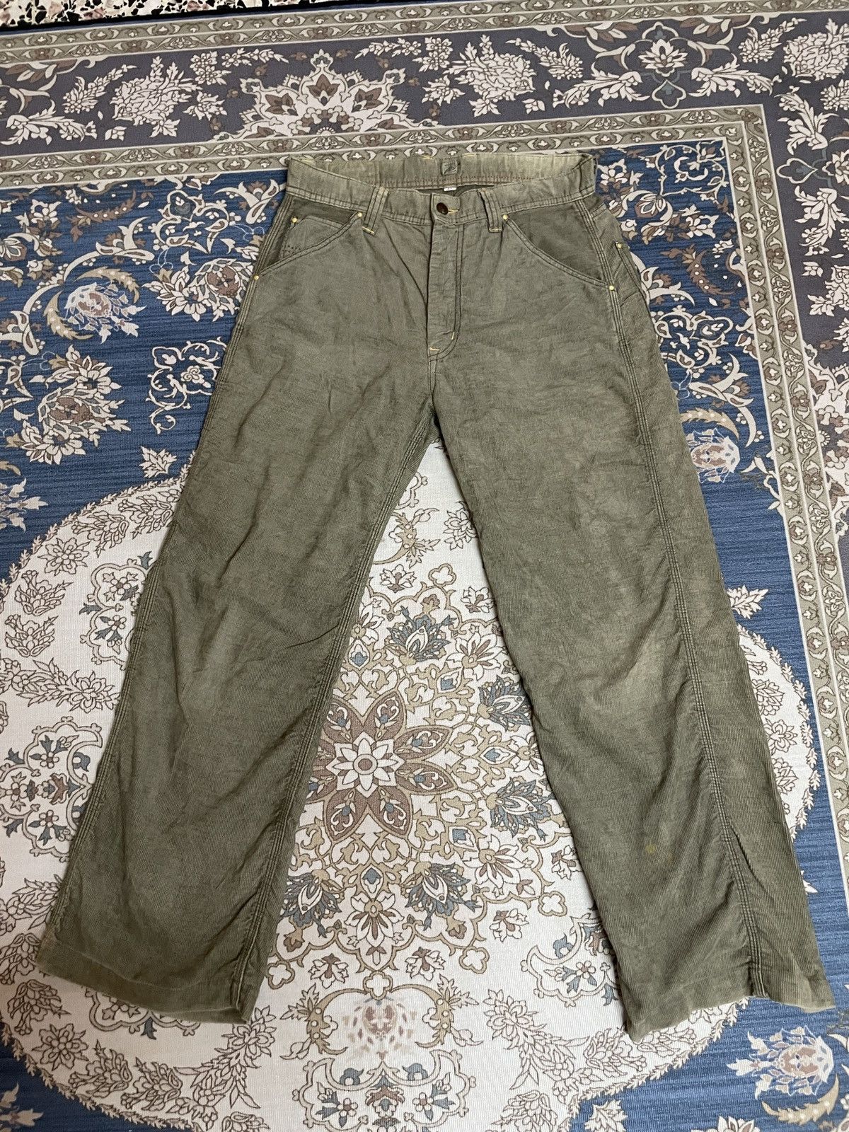 Japanese Brand Japanese Tradition GoHemp trousers corduroy crafted w32 Size US 32 / EU 48 - 1 Thumbnail