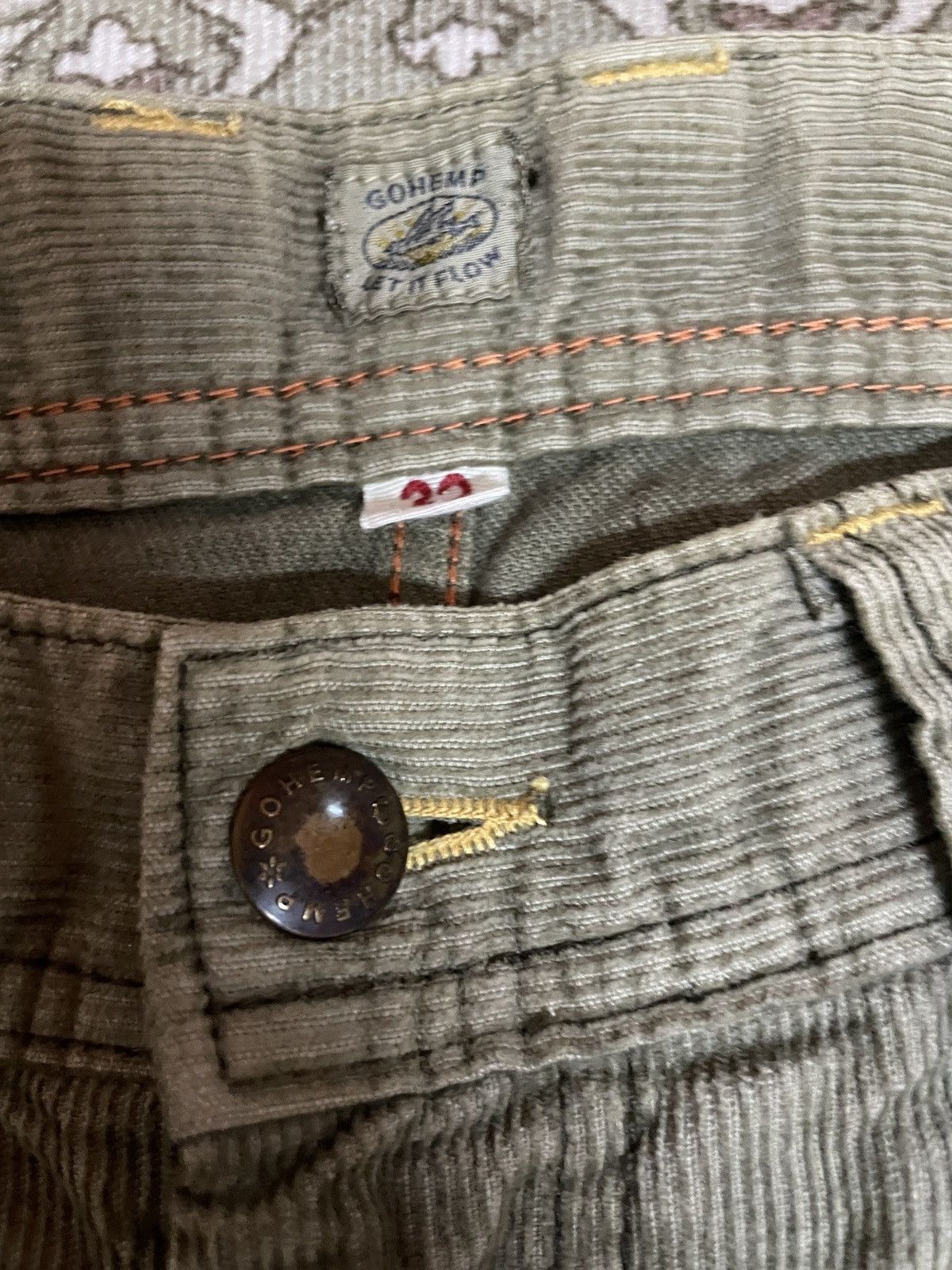 Japanese Brand Japanese Tradition GoHemp trousers corduroy crafted w32 Size US 32 / EU 48 - 8 Thumbnail
