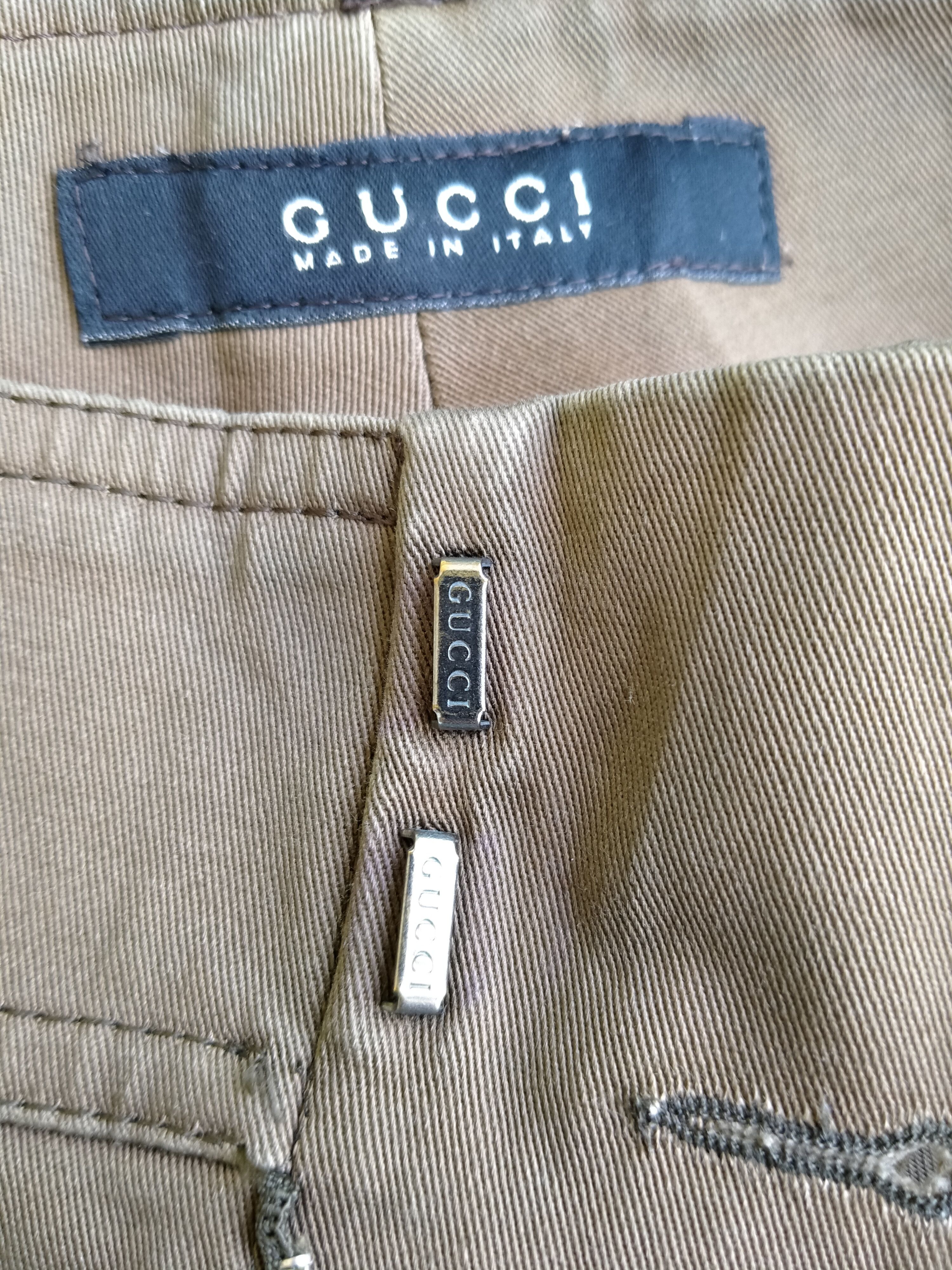 Gucci Vintage Gucci Distressed Trouser Pant Size US 29 - 19 Thumbnail