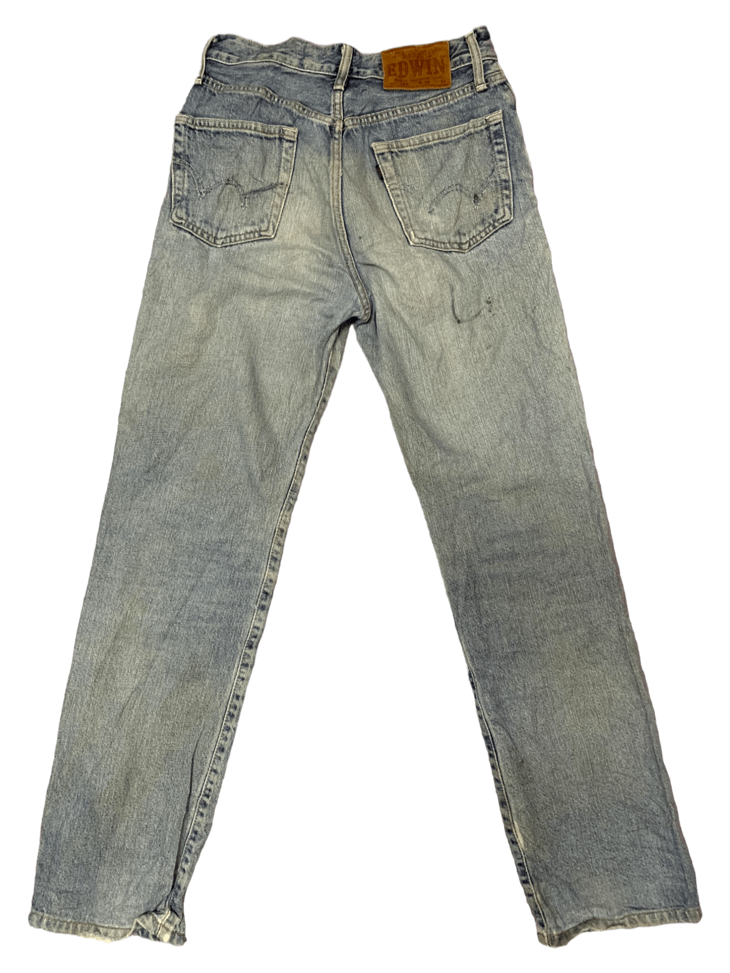 Edwin Vintage Japanese Edwin Faded Wash Style Distressed Jeans Size US 26 / EU 42 - 9 Thumbnail