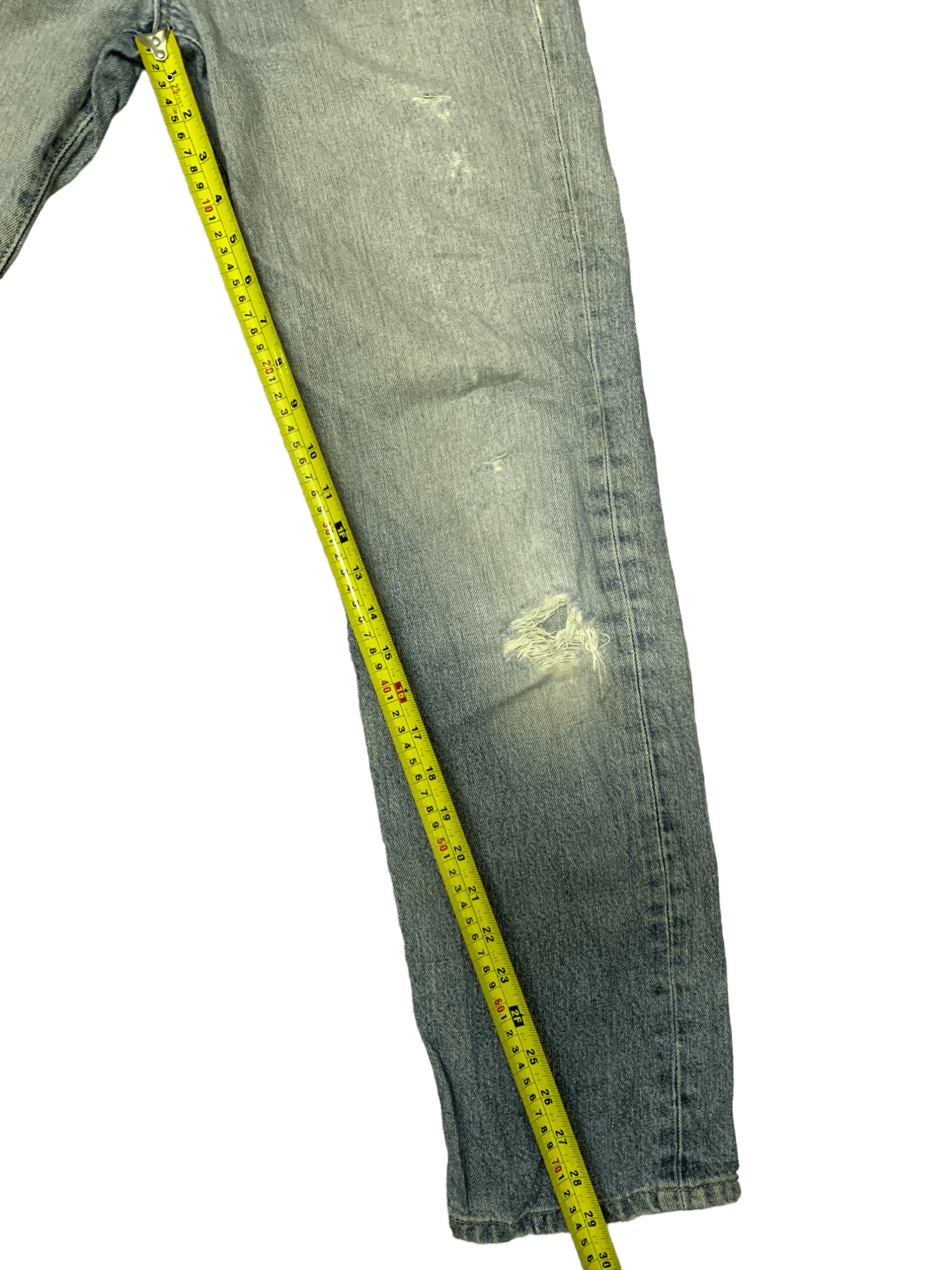 Edwin Vintage Japanese Edwin Faded Wash Style Distressed Jeans Size US 26 / EU 42 - 14 Thumbnail