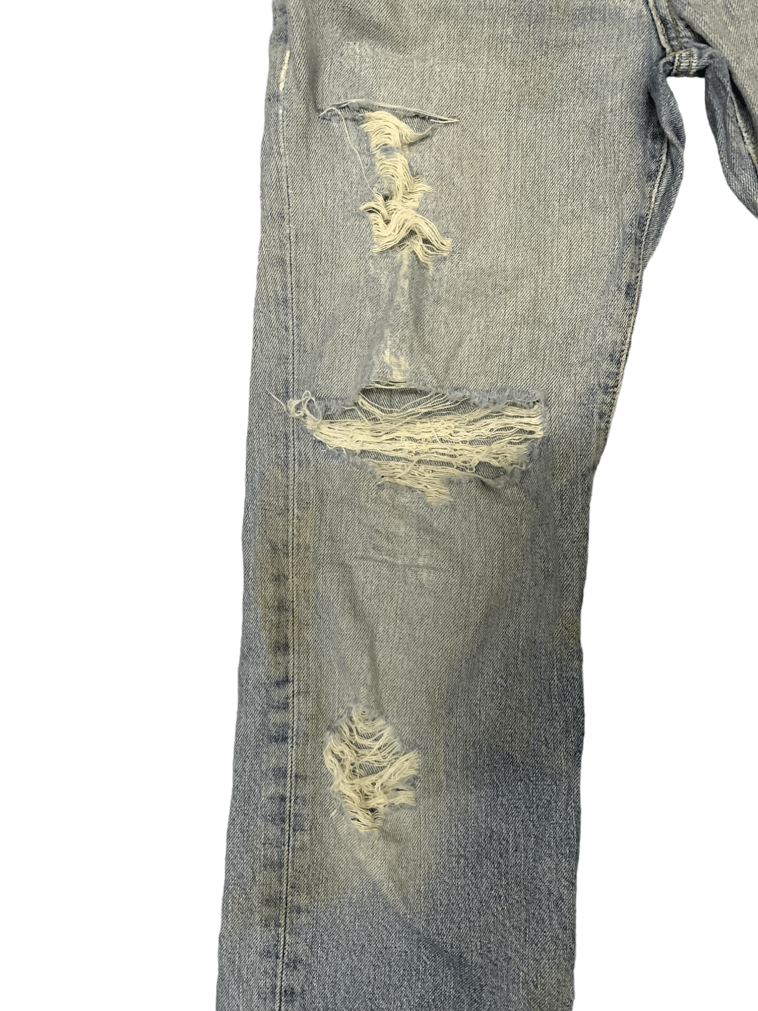 Edwin Vintage Japanese Edwin Faded Wash Style Distressed Jeans Size US 26 / EU 42 - 7 Thumbnail