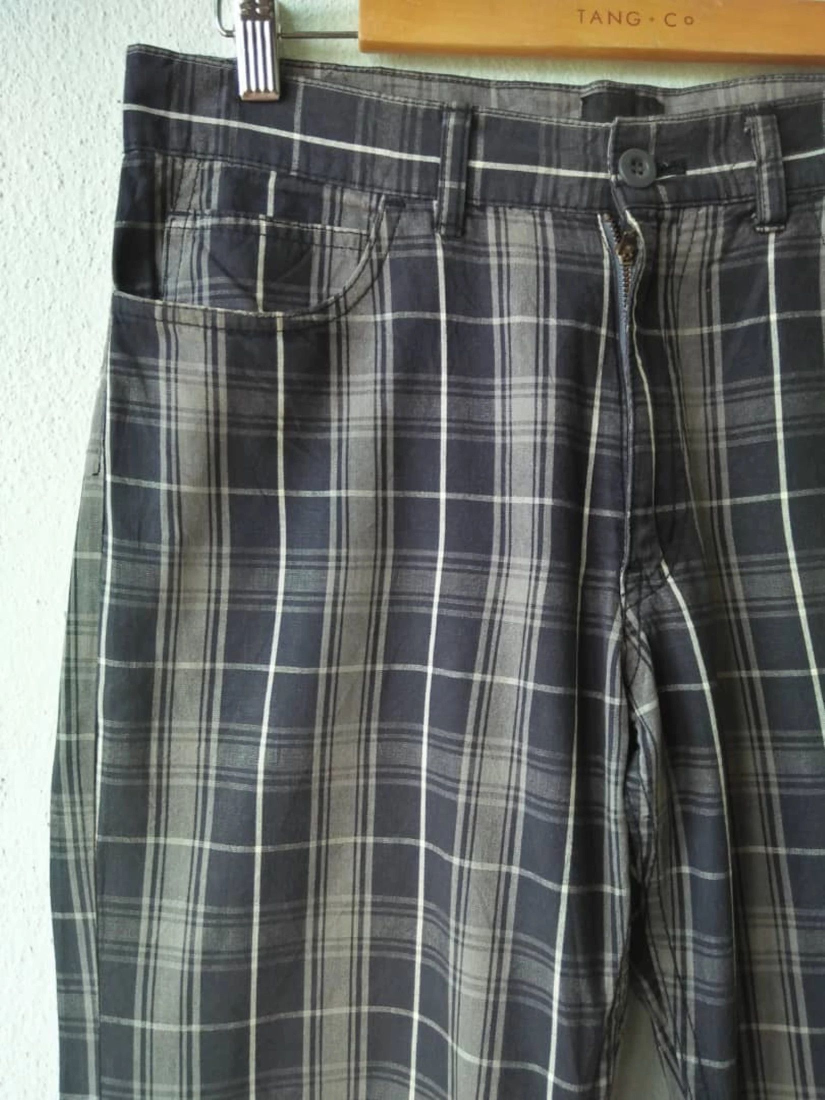 SHIPS Japanese Brand SHIPS Tartan Plaid Nova Check Trouser Pants Size US 33 - 4 Thumbnail