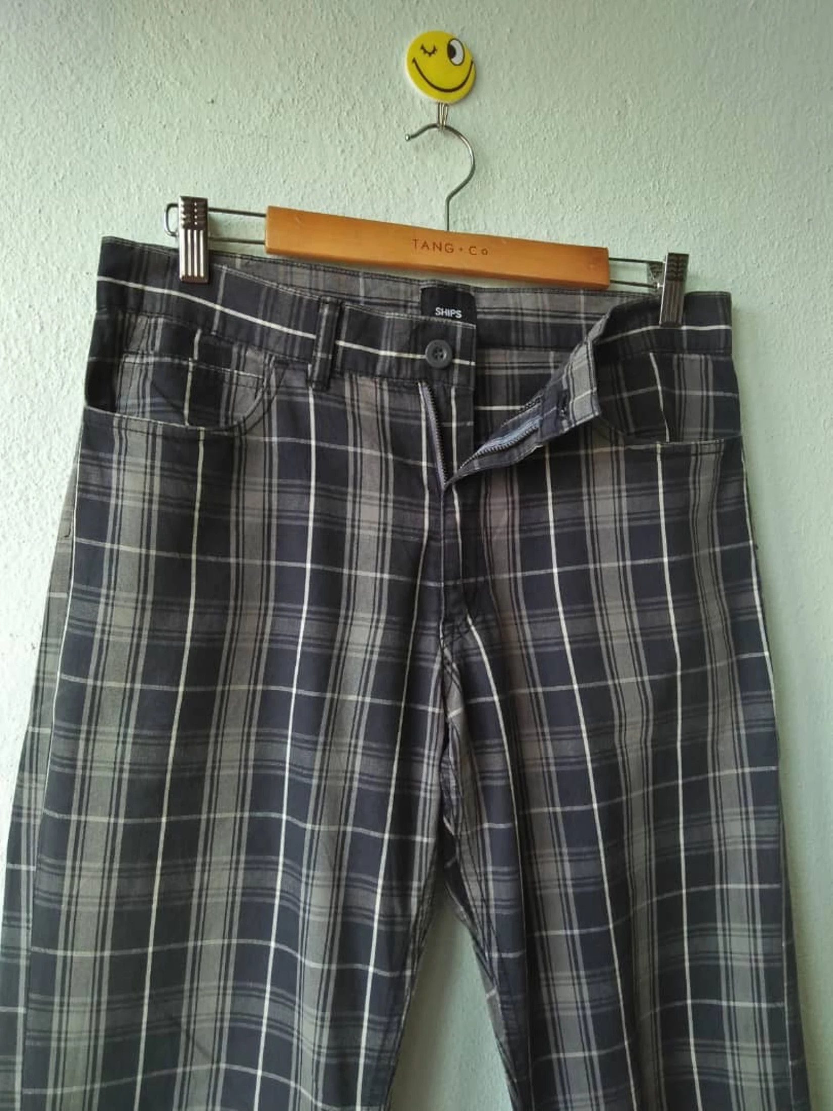 SHIPS Japanese Brand SHIPS Tartan Plaid Nova Check Trouser Pants Size US 33 - 1 Thumbnail