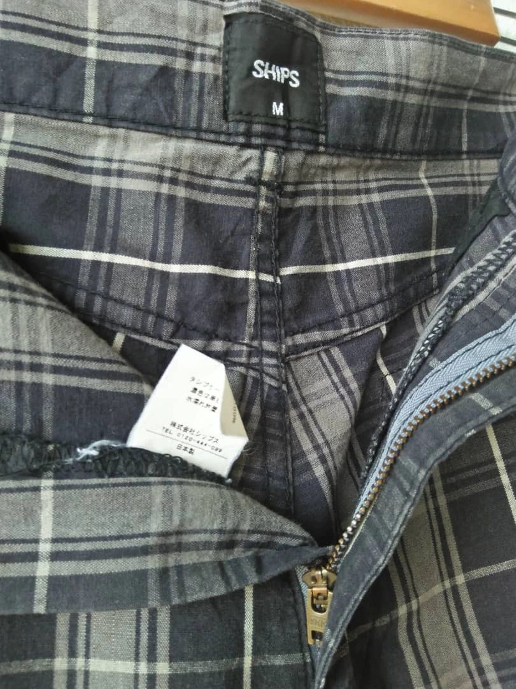 SHIPS Japanese Brand SHIPS Tartan Plaid Nova Check Trouser Pants Size US 33 - 18 Thumbnail