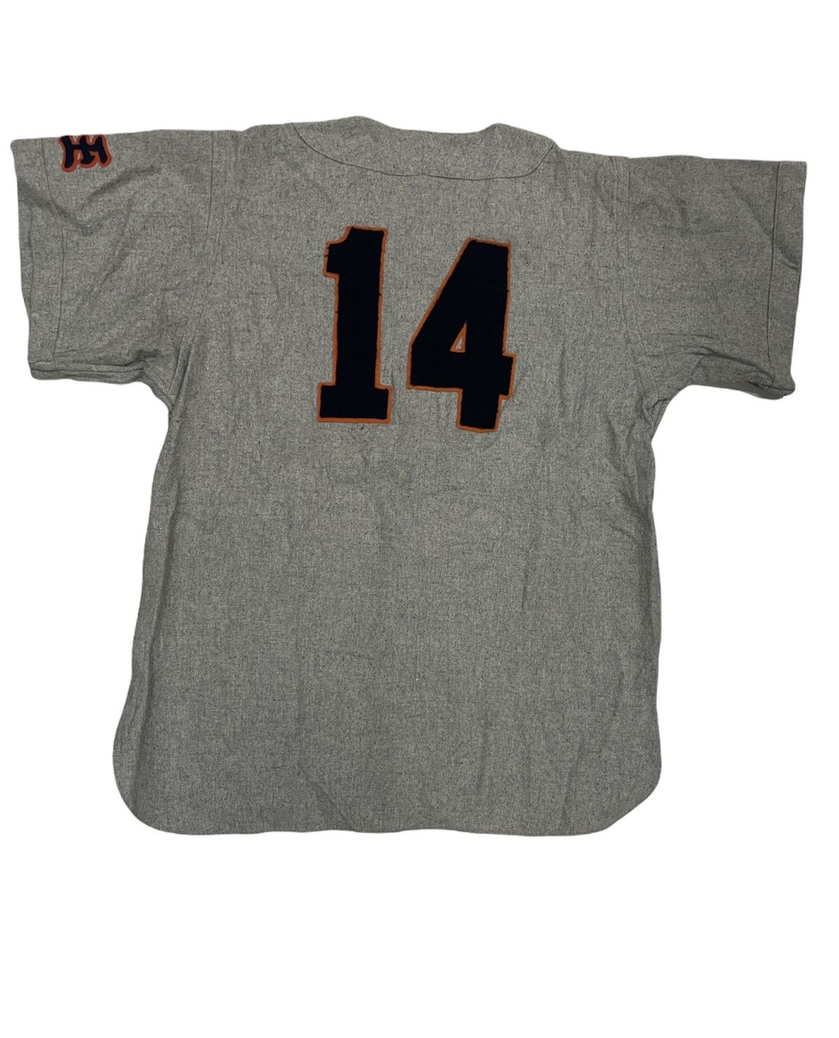 Japanese Brand VINTAGE JAPANESE BASEBALL GUSSET JERSEY EMBROIDERY NO14 JPN Size US L / EU 52-54 / 3 - 3 Thumbnail