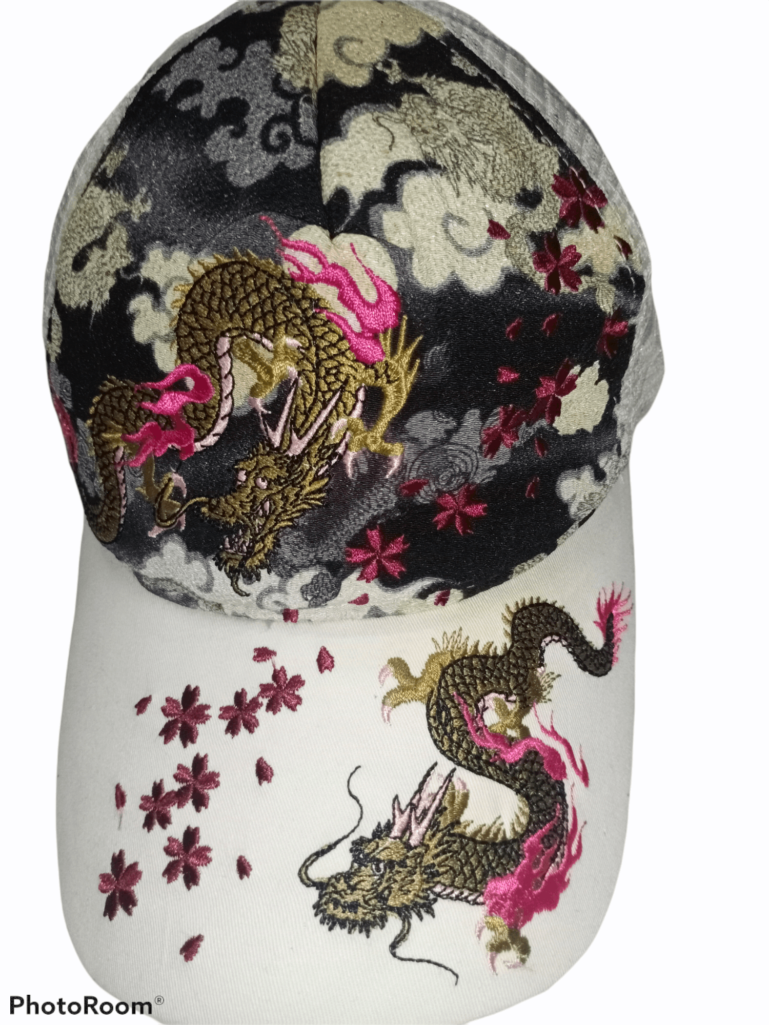 Japanese Brand Japanese Sukajan Dragon Embroidered Art Trucker Cap Size ONE SIZE - 3 Thumbnail