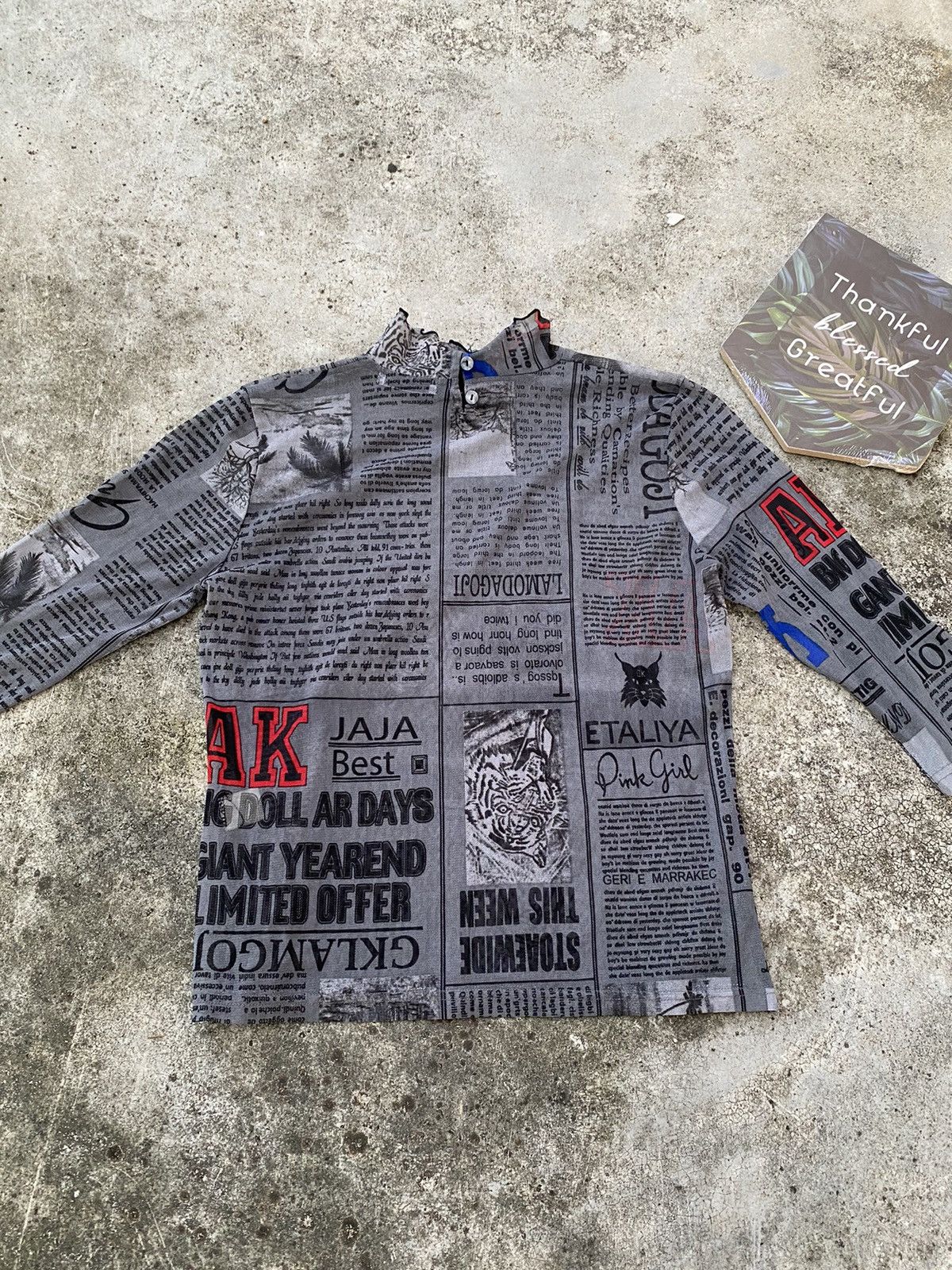 Japanese Brand × Vintage Vintage Full Printed Spell Out Naked Mash Tee Size S / US 4 / IT 40 - 4 Thumbnail