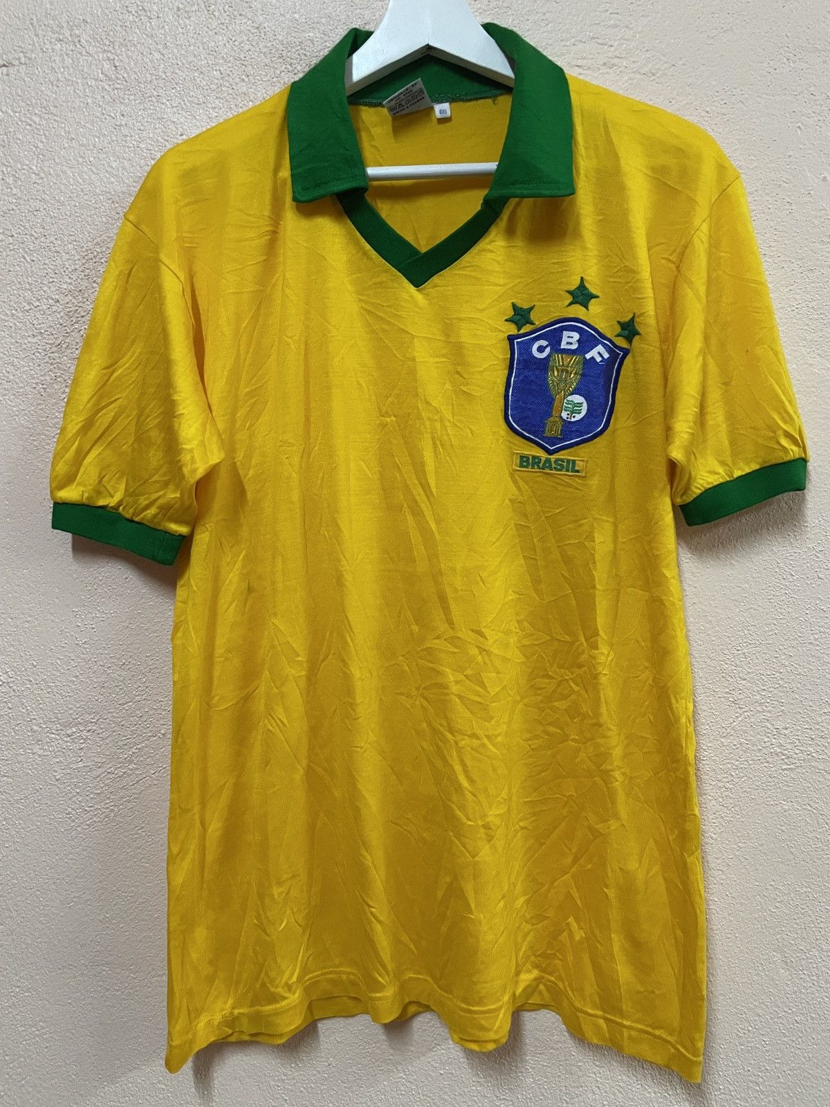 Penalty Vintage Brazil 1986 world cup edition home kit jersey Size US M / EU 48-50 / 2 - 2 Thumbnail
