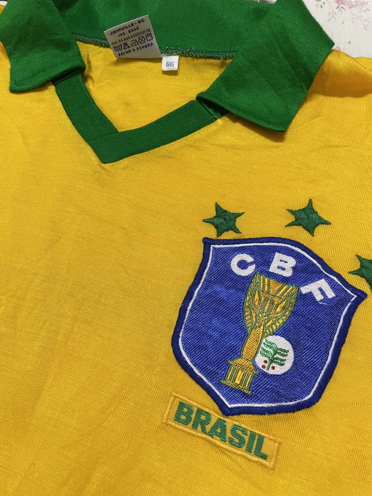 Penalty Vintage Brazil 1986 world cup edition home kit jersey Size US M / EU 48-50 / 2 - 7 Thumbnail