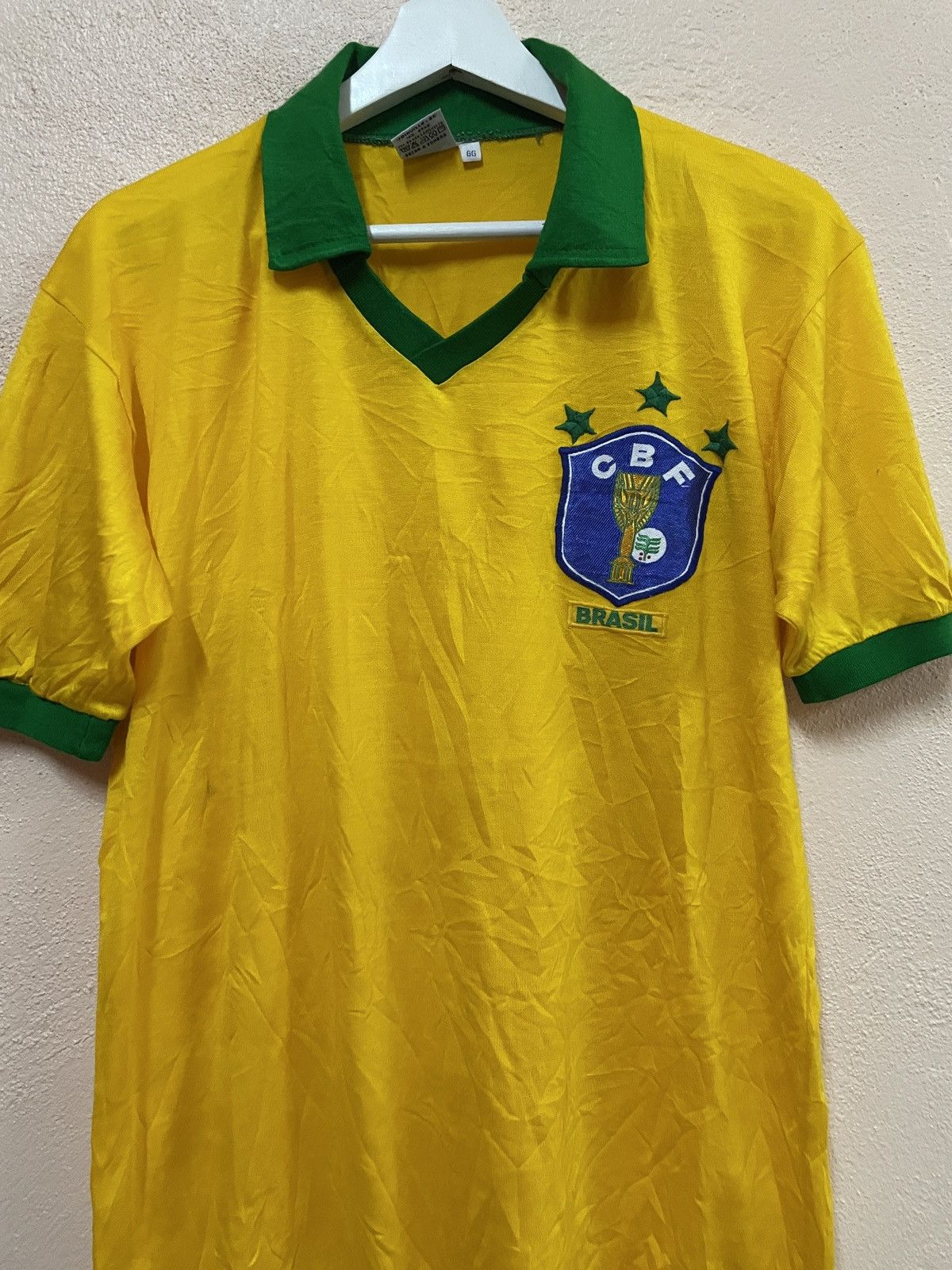 Penalty Vintage Brazil 1986 world cup edition home kit jersey Size US M / EU 48-50 / 2 - 3 Thumbnail