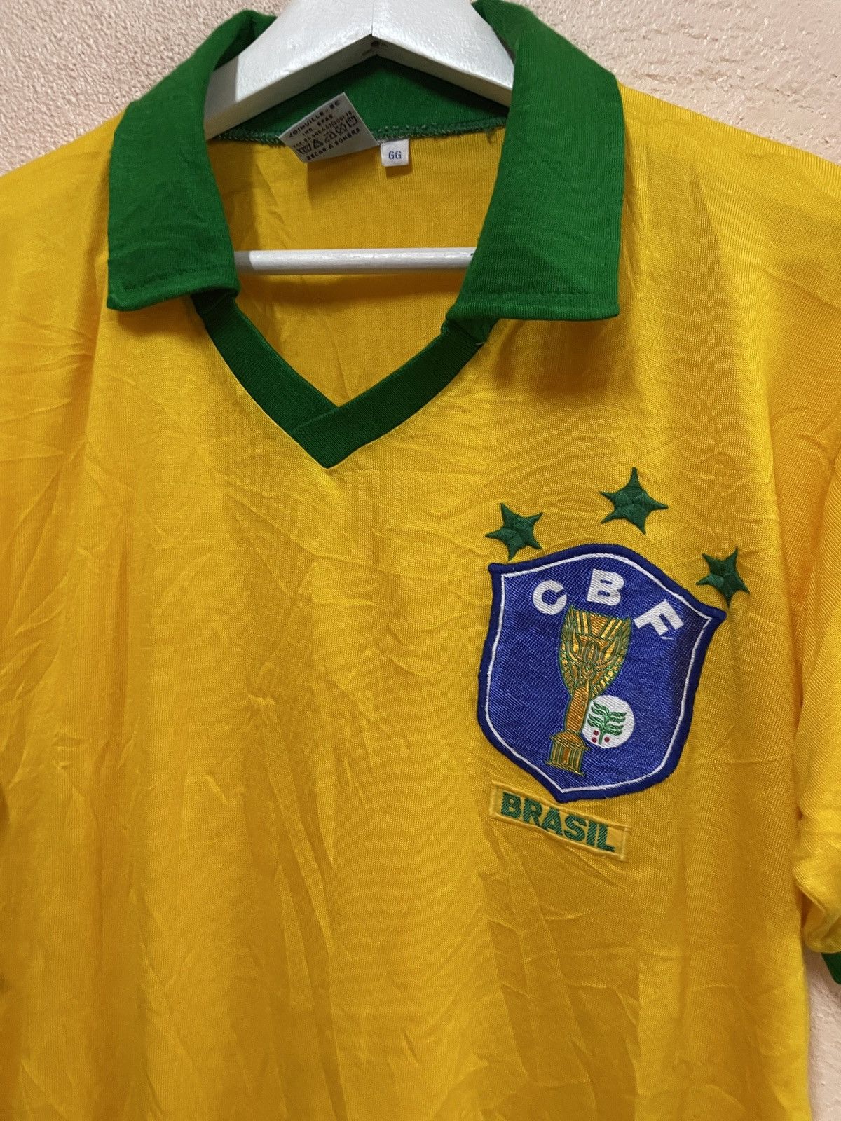 Penalty Vintage Brazil 1986 world cup edition home kit jersey Size US M / EU 48-50 / 2 - 4 Thumbnail