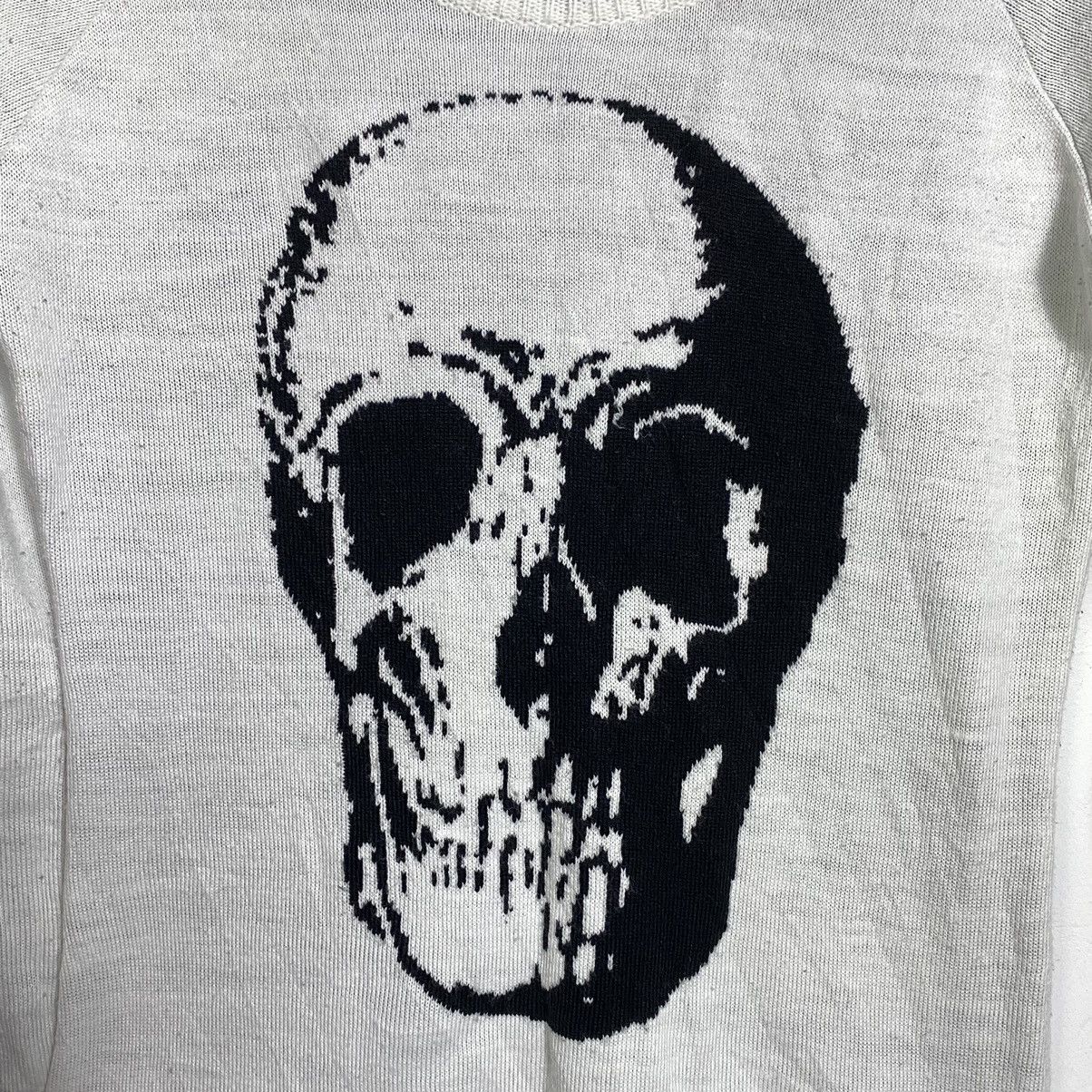 14th Addiction × Aran Isles Knitwear × Japanese Brand Steal🔥🔥 OVP Skull Pull Over Sweater Jumper Knitwear Size US XS / EU 42 / 0 - 5 Thumbnail