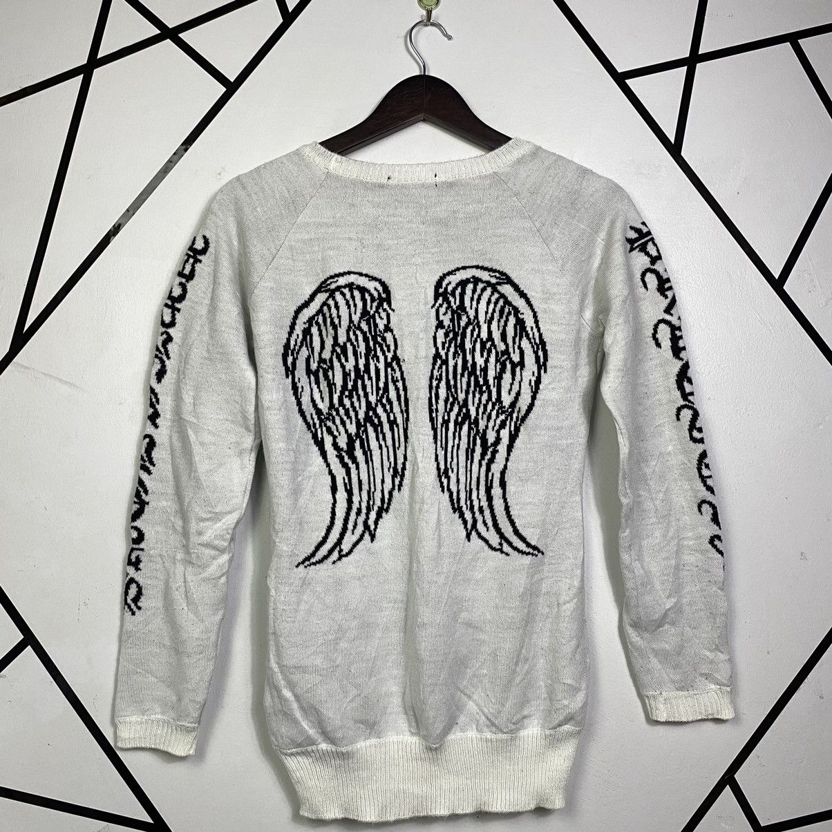 14th Addiction × Aran Isles Knitwear × Japanese Brand Steal🔥🔥 OVP Skull Pull Over Sweater Jumper Knitwear Size US XS / EU 42 / 0 - 2 Thumbnail