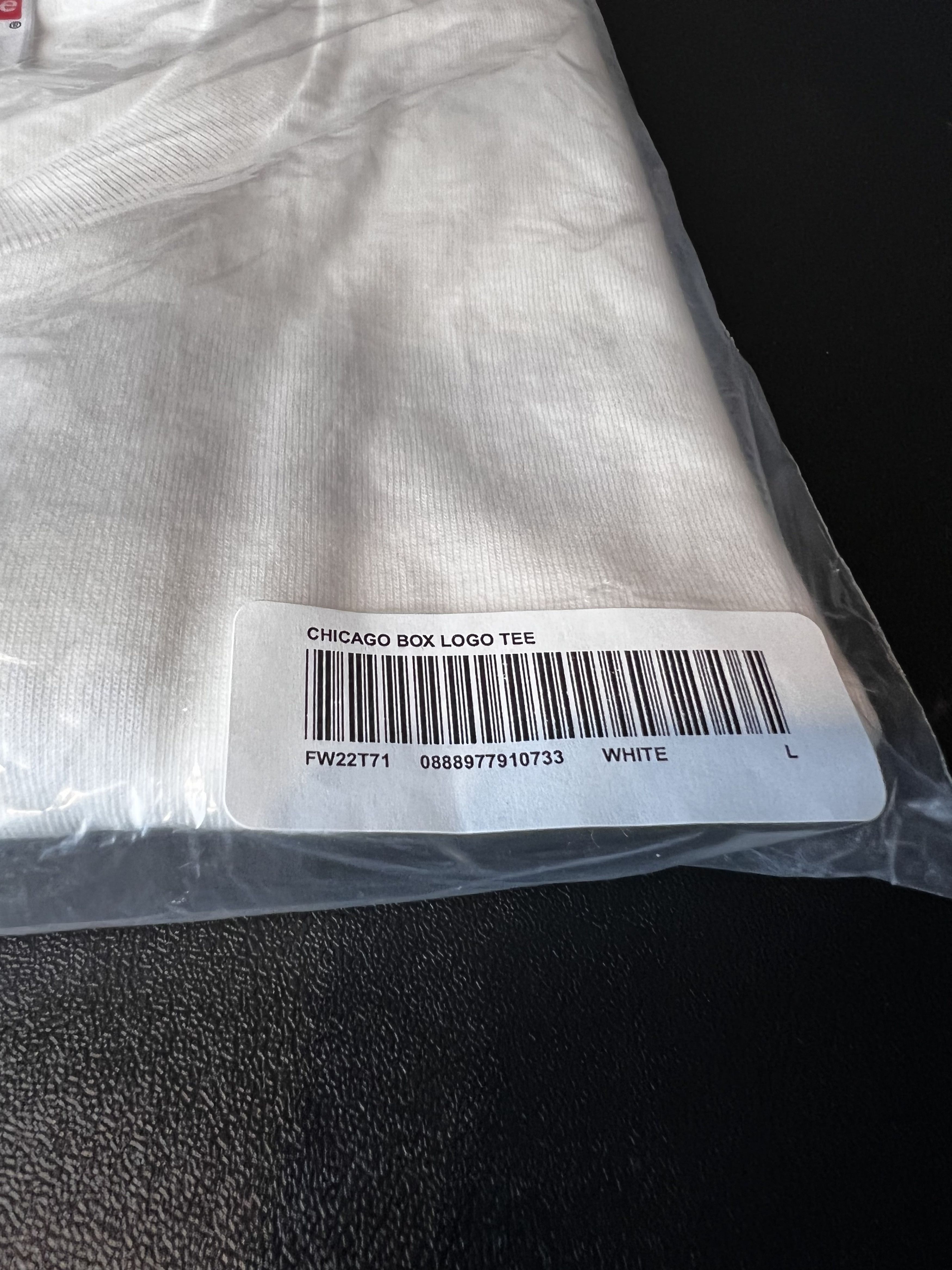 Supreme Supreme Chicago Box Logo Tee White Size US L / EU 52-54 / 3 - 5 Thumbnail