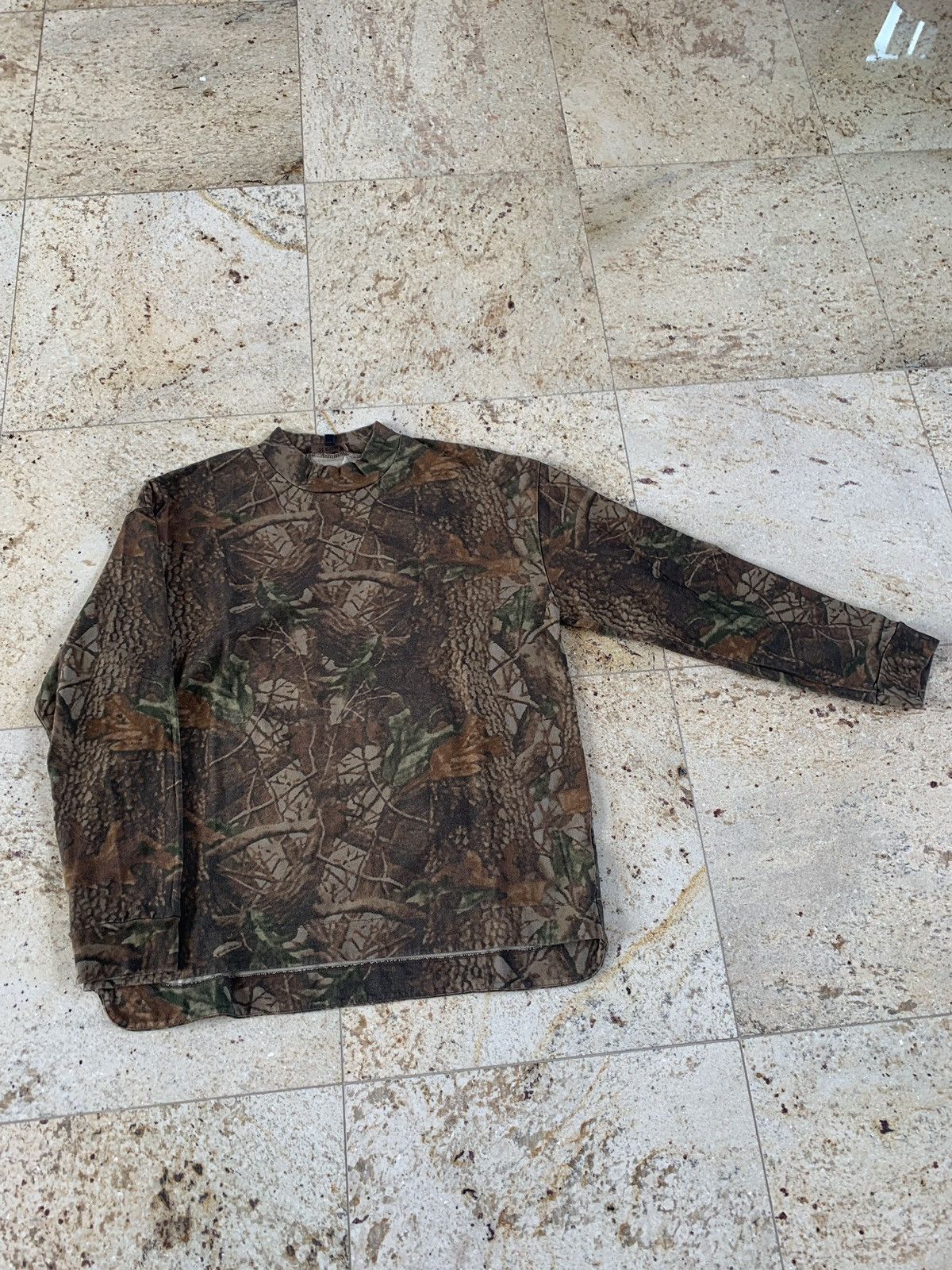 Yeezy Leaf Camo Back Zipper Pouch LS Tee Size US M / EU 48-50 / 2 - 2 Thumbnail