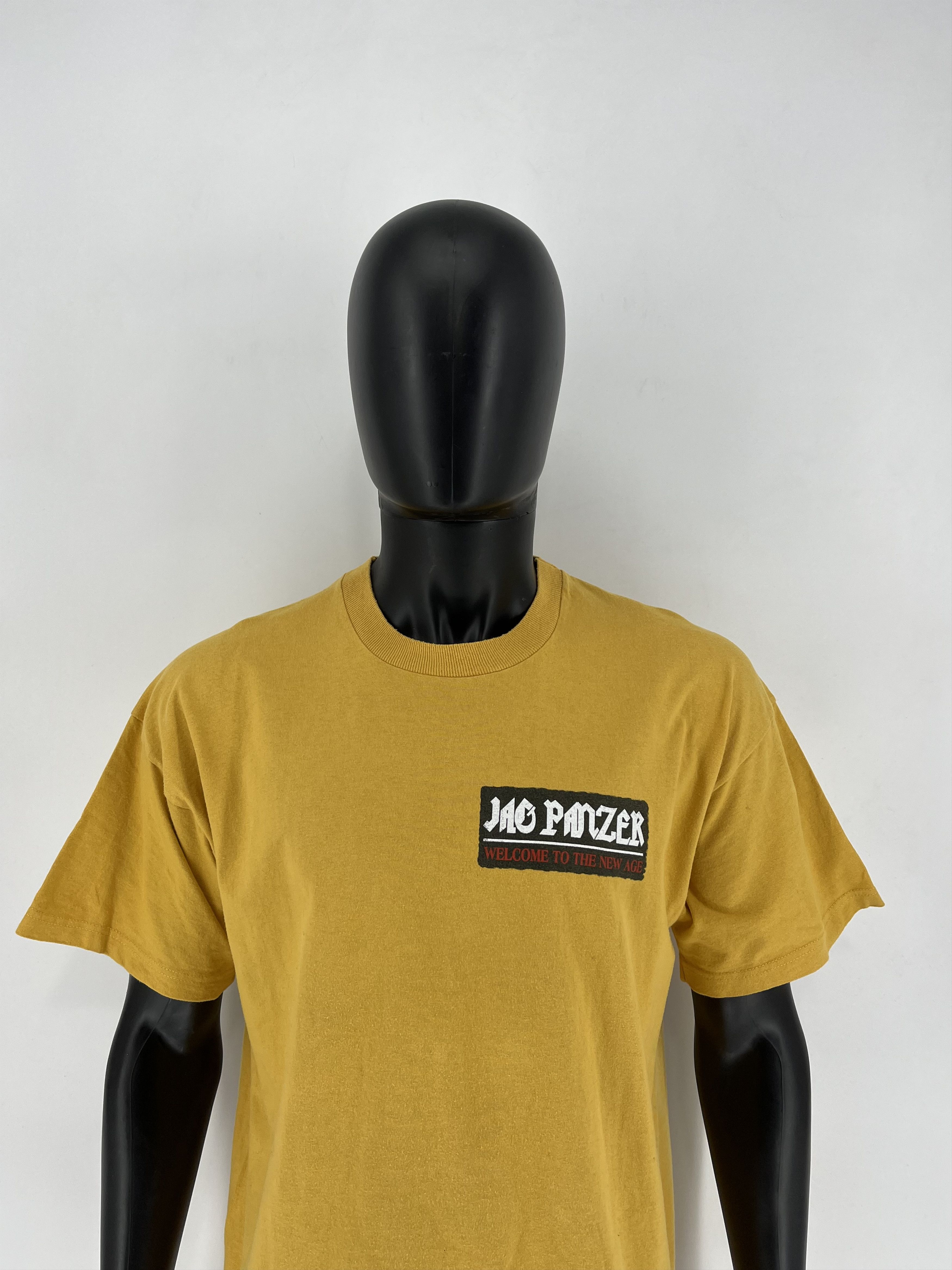 Band Tees Vintage 90s Jag Panzer Mark Briony "The Ace of Mastery" Size US XL / EU 56 / 4 - 3 Thumbnail