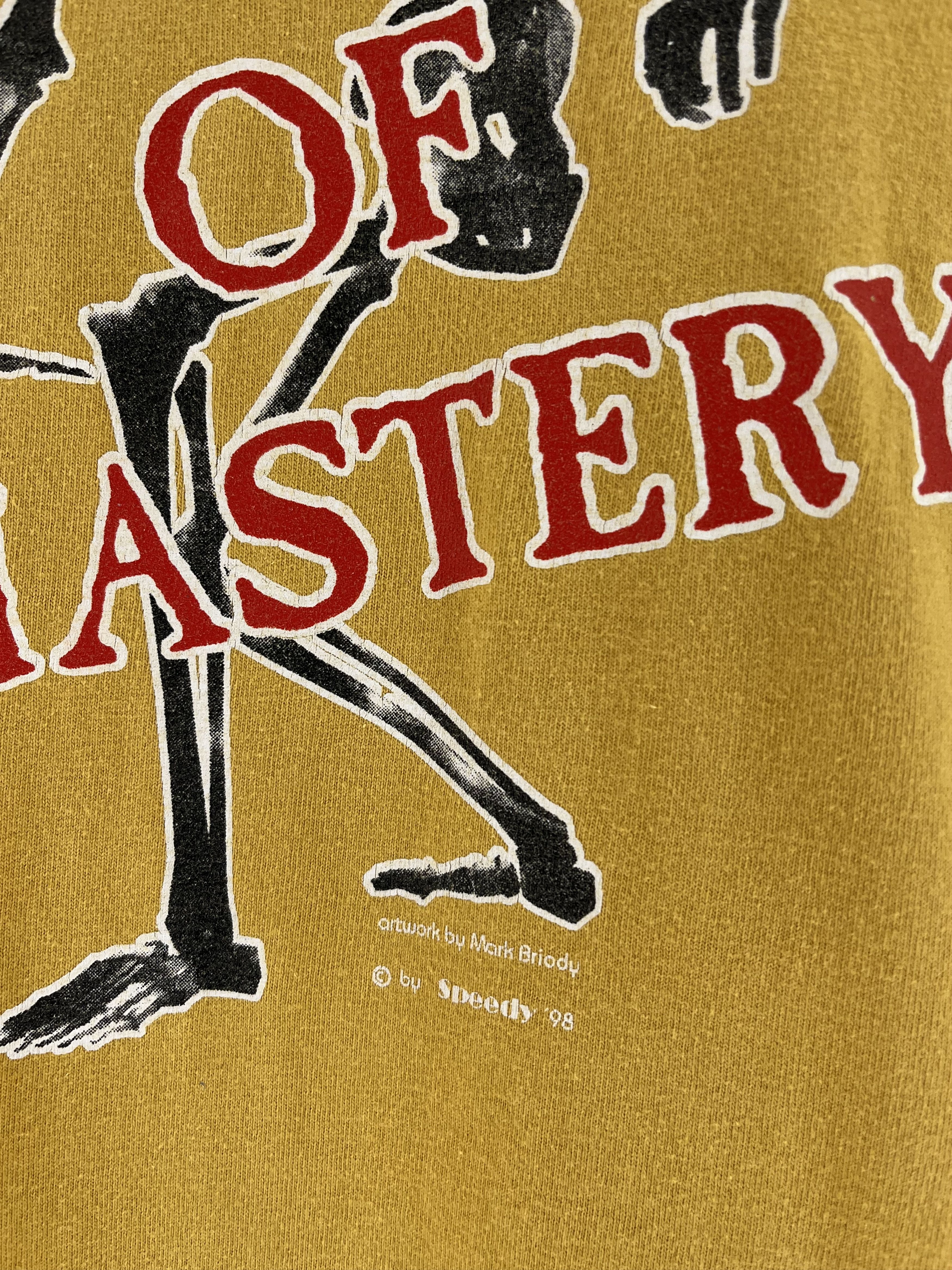 Band Tees Vintage 90s Jag Panzer Mark Briony "The Ace of Mastery" Size US XL / EU 56 / 4 - 10 Thumbnail