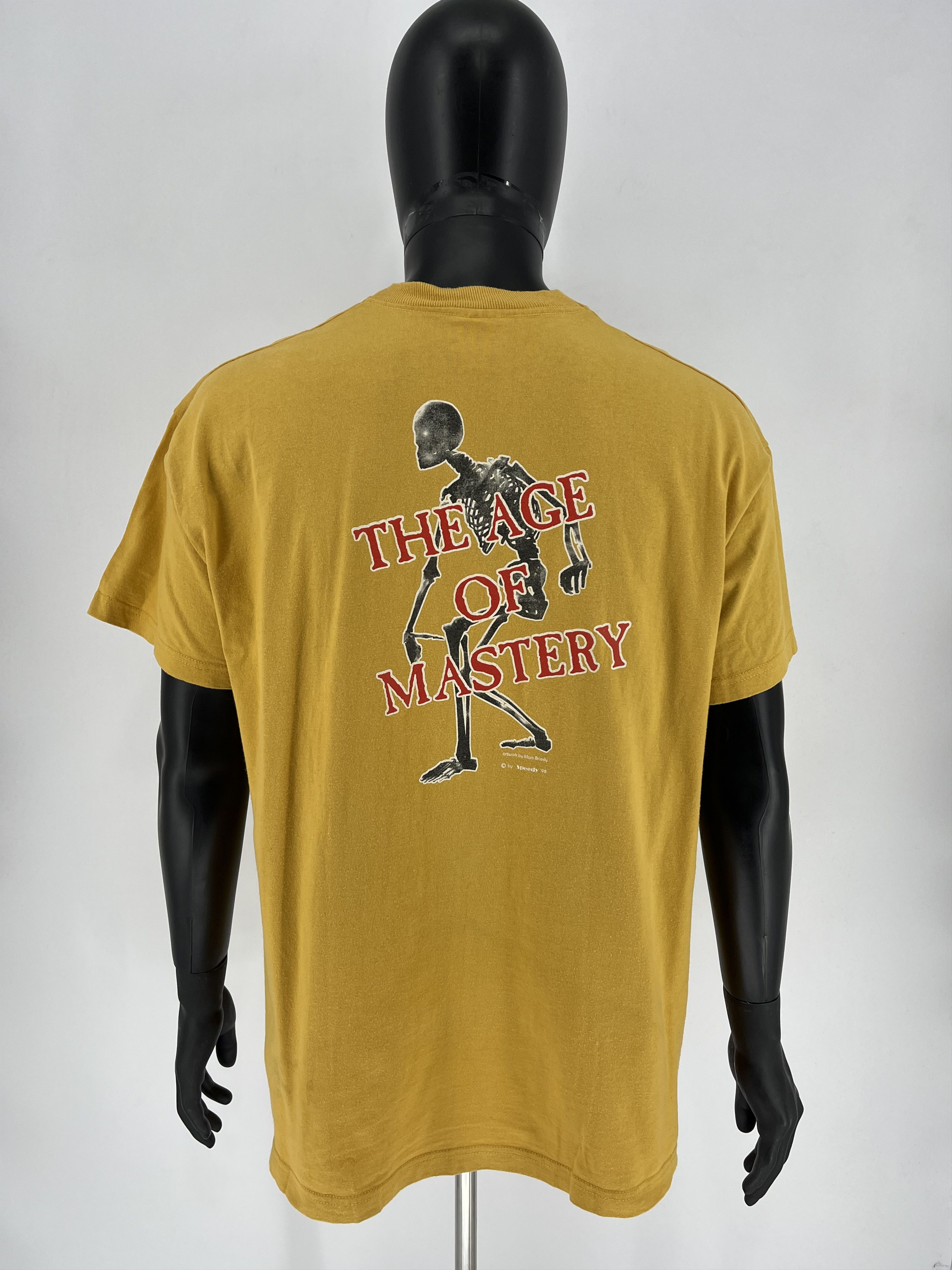 Band Tees Vintage 90s Jag Panzer Mark Briony "The Ace of Mastery" Size US XL / EU 56 / 4 - 9 Thumbnail