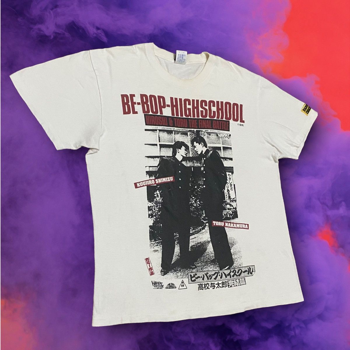 Anime × Japanese Brand Vintage Anime Manga Be Pop High Scholl Tees Size US M / EU 48-50 / 2 - 4 Thumbnail