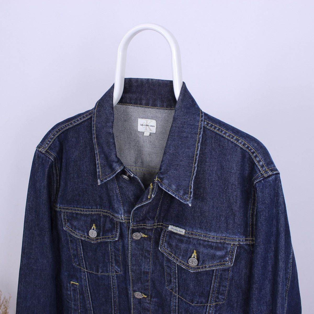 Calvin Klein Vintage Calvin Klein Denim Jacket Size US L / EU 52-54 / 3 - 1 Thumbnail