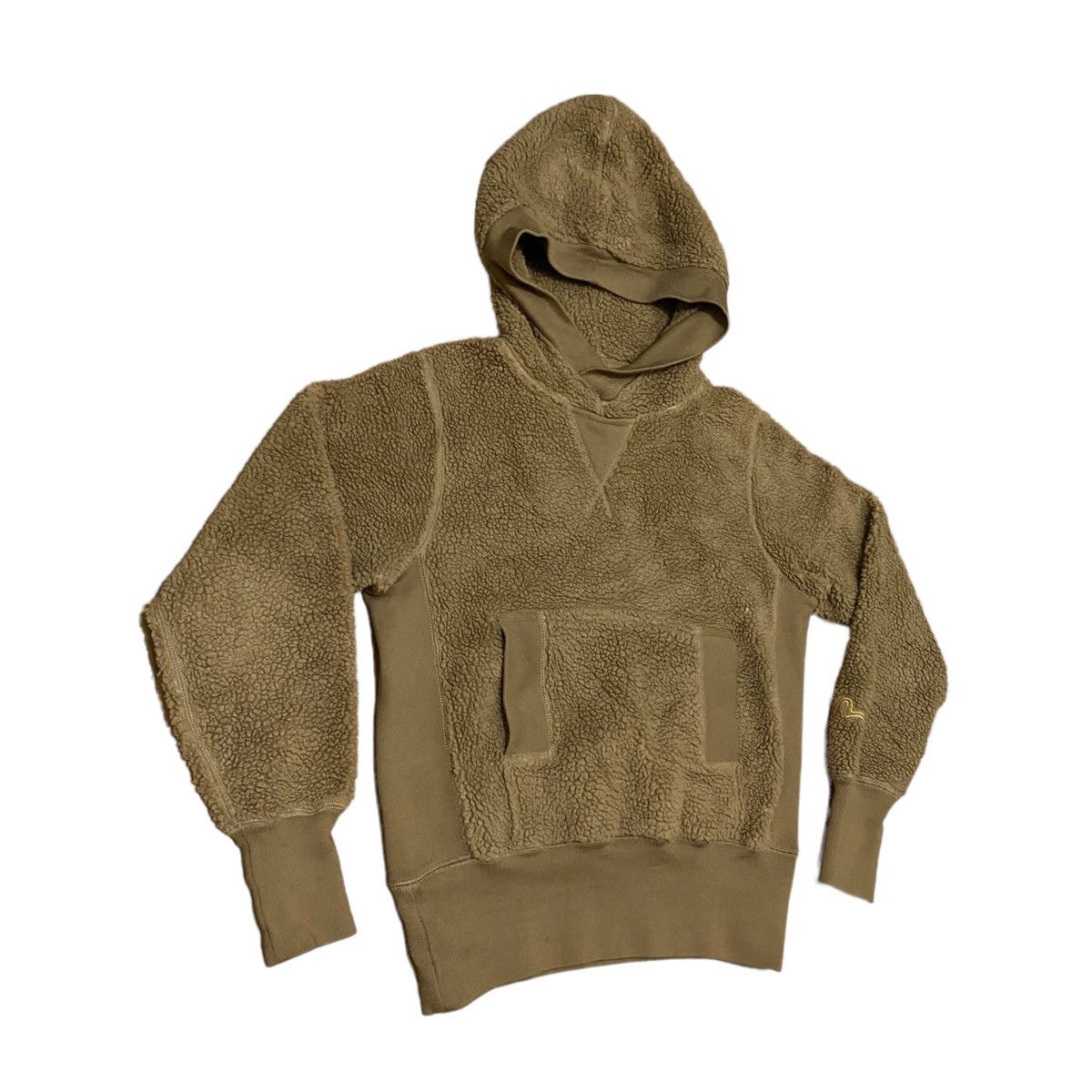 Evisu × Japanese Brand × Vintage Vintage Evisu Yamane Fleece Strechable Pull Over Hoodie Size US M / EU 48-50 / 2 - 2 Thumbnail