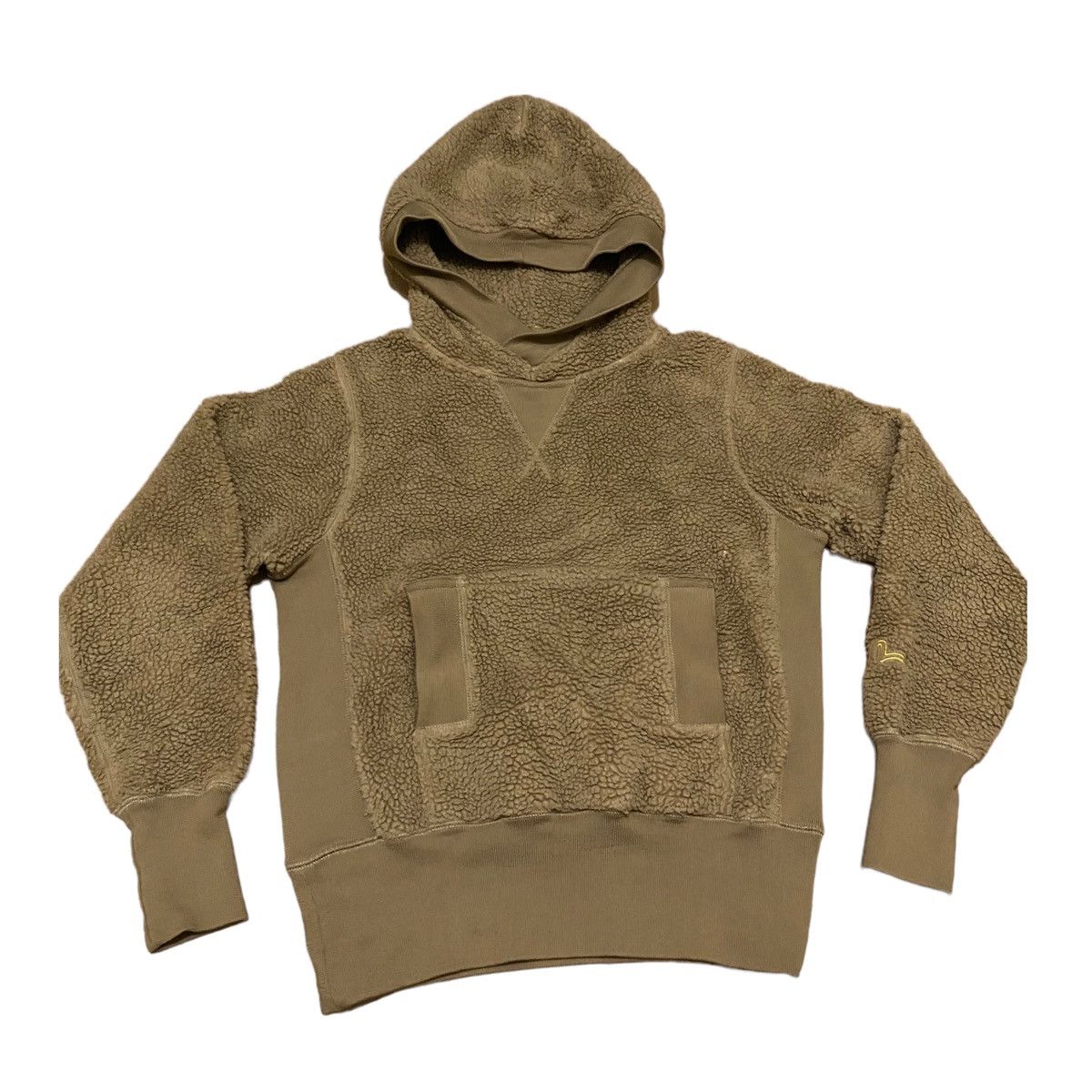 Evisu × Japanese Brand × Vintage Vintage Evisu Yamane Fleece Strechable Pull Over Hoodie Size US M / EU 48-50 / 2 - 4 Thumbnail