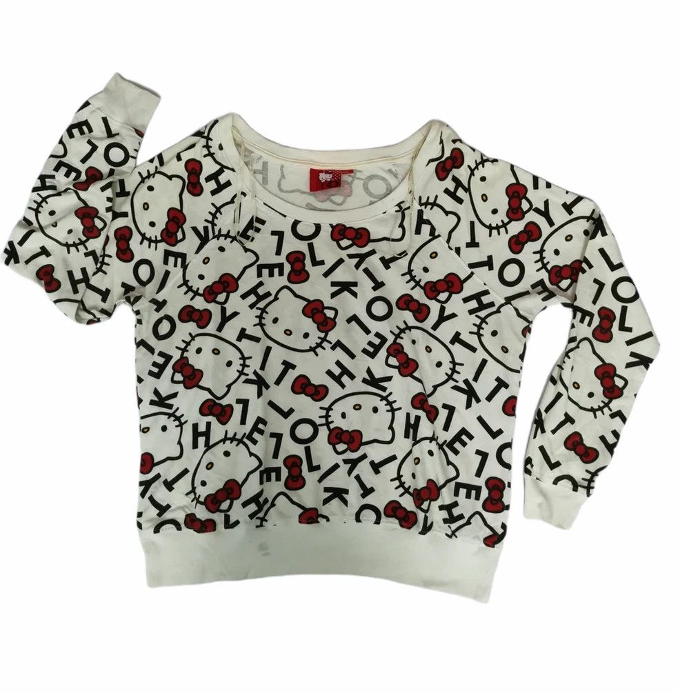 Anime Hello Kitty All Over Print Sweatshirt Designer Streetwear Size US XL / EU 56 / 4 - 1 Thumbnail