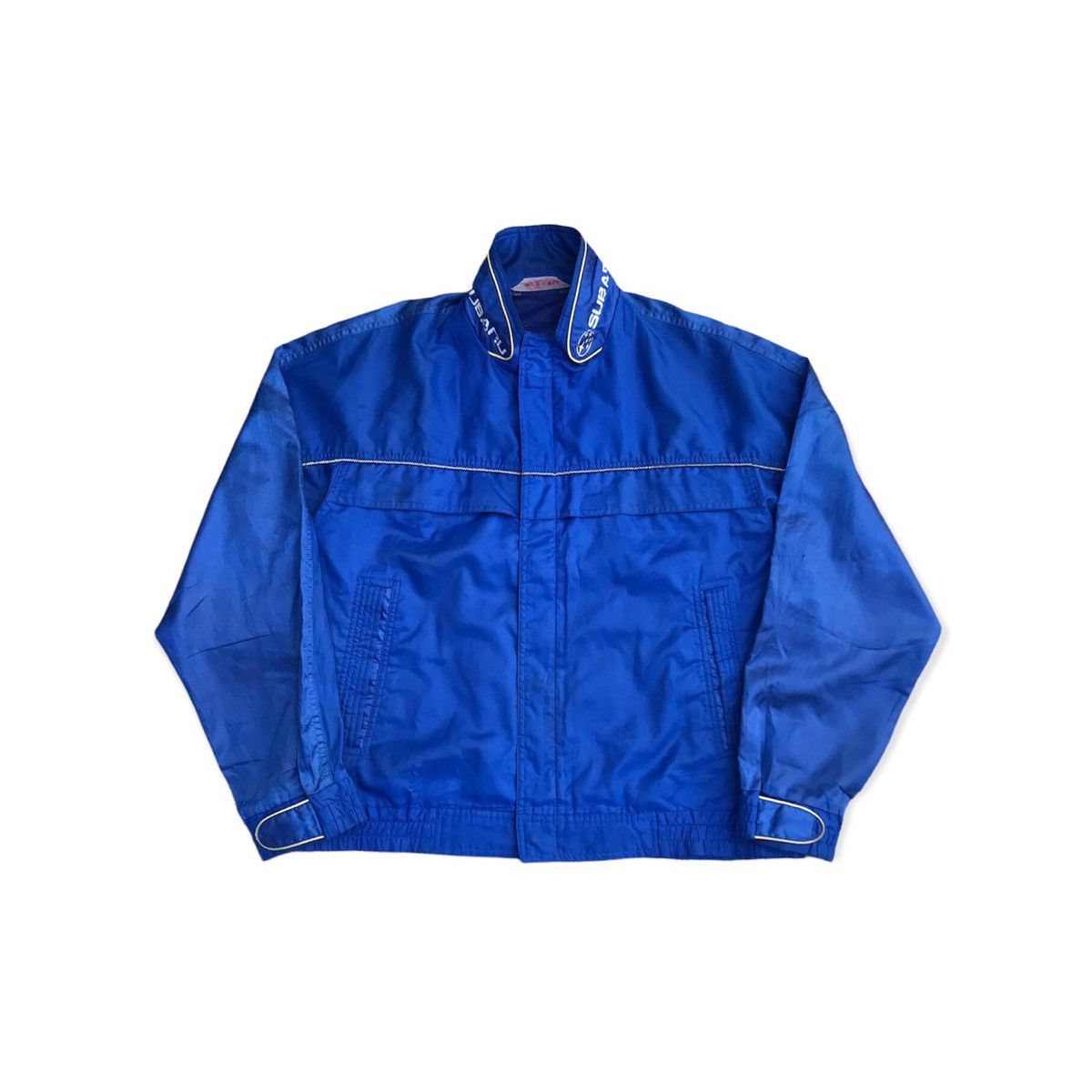 image of Gear For Sports x Racing Vintage Subaru World Rally Team Adventure Sti Light Jacket in Blue (Size M