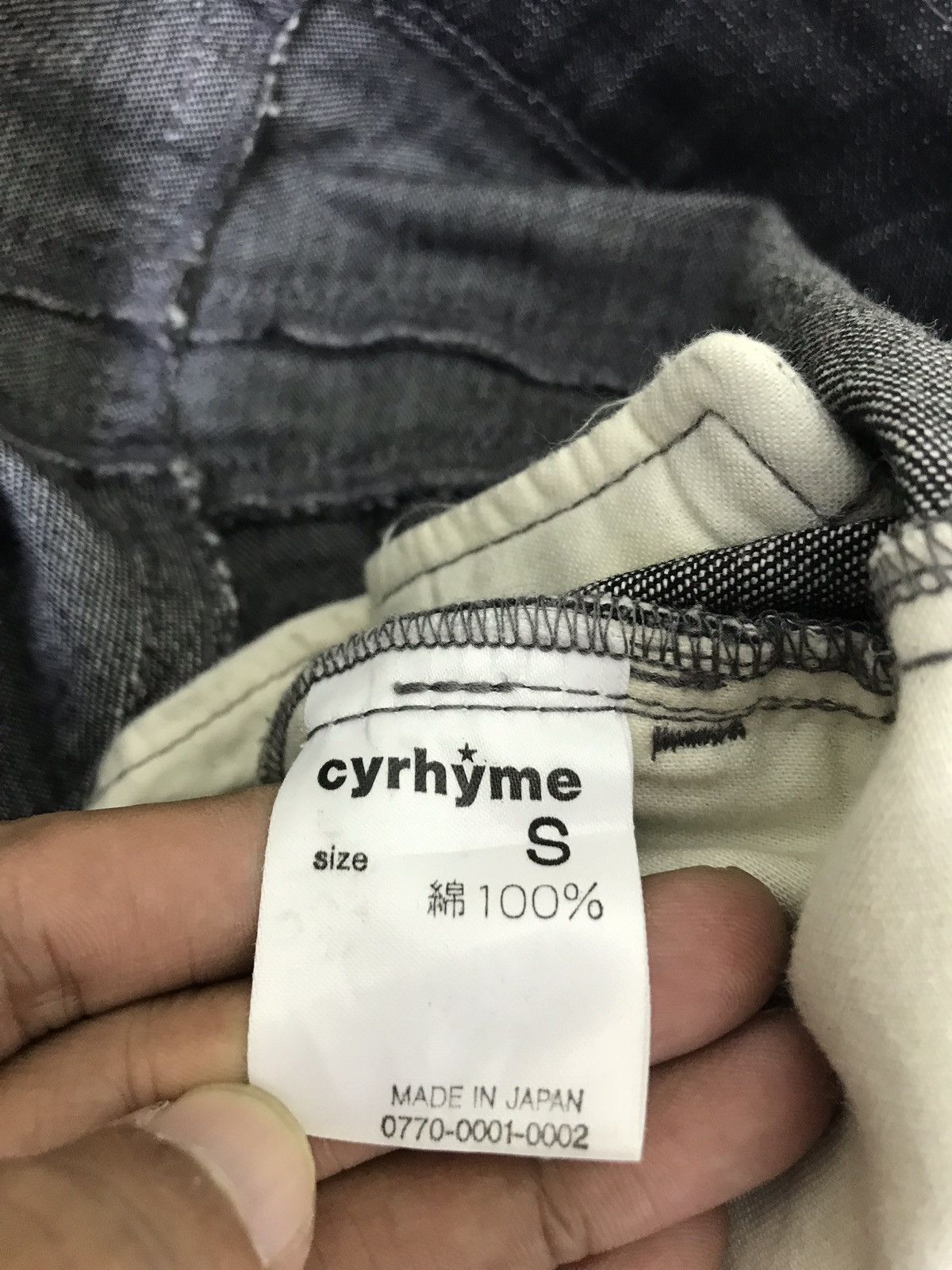 Japanese Brand Cyrhyme Denim Slim Jeans Pleated Front Pockets Size US 29 - 9 Thumbnail