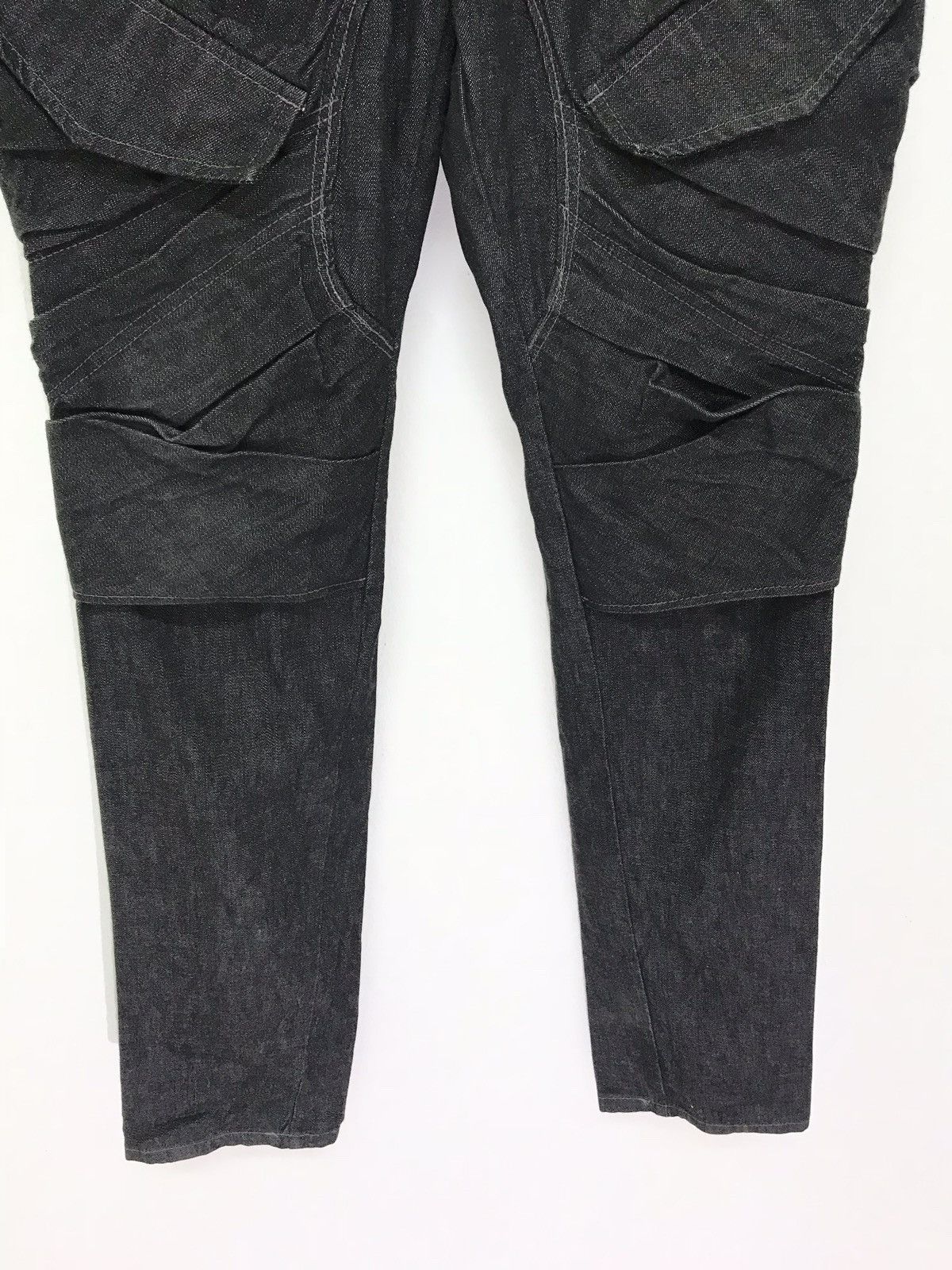 Japanese Brand Cyrhyme Denim Slim Jeans Pleated Front Pockets Size US 29 - 3 Thumbnail
