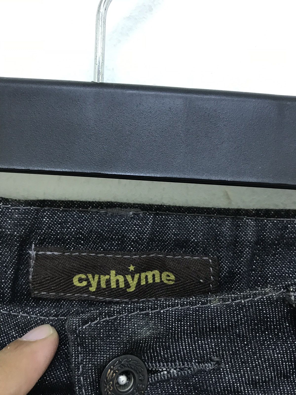 Japanese Brand Cyrhyme Denim Slim Jeans Pleated Front Pockets Size US 29 - 8 Thumbnail