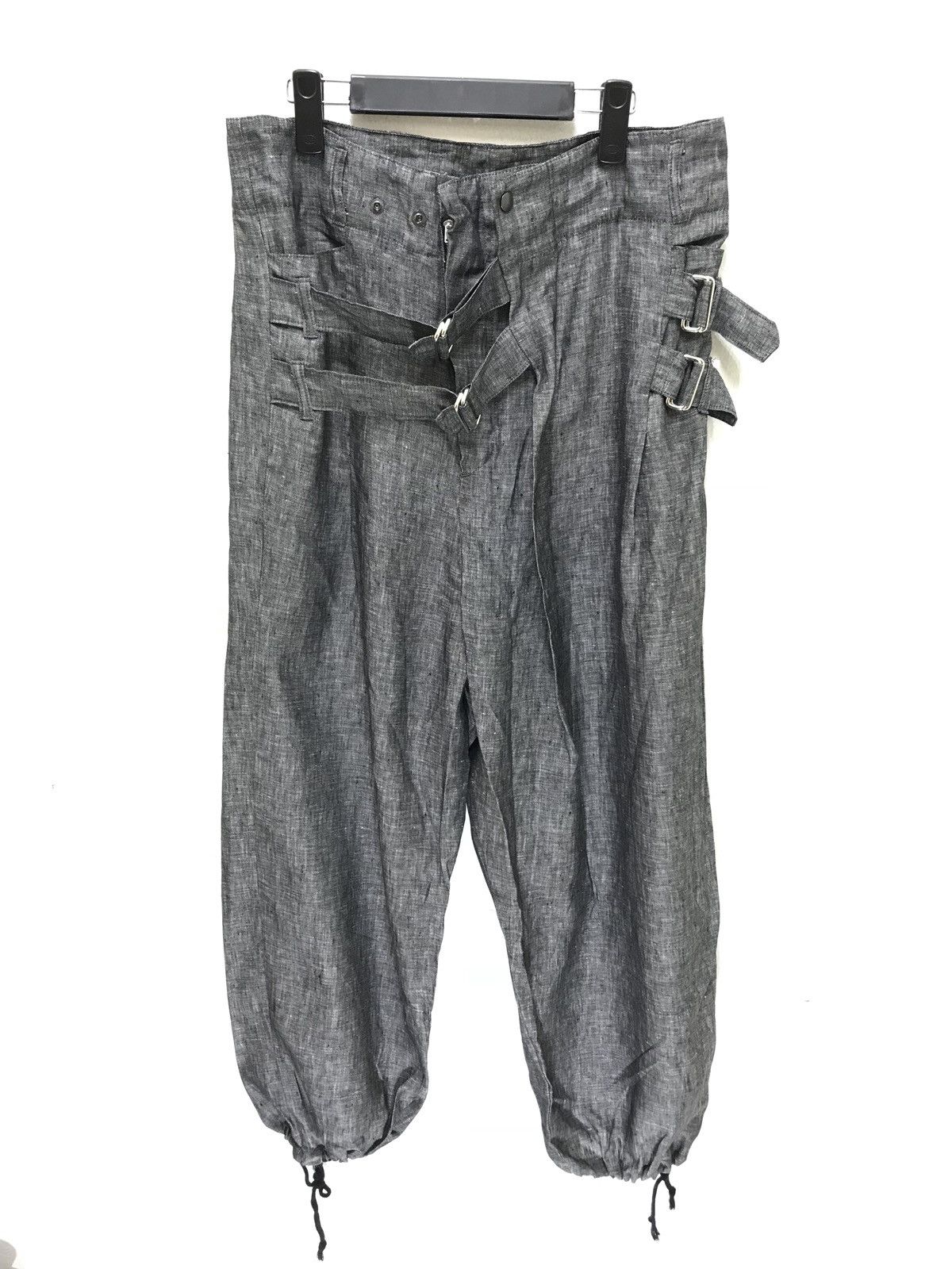 Japanese Brand GGD Grand Global Design Bondage Pant 100% Linen Baggy Size US 34 / EU 50 - 1 Thumbnail