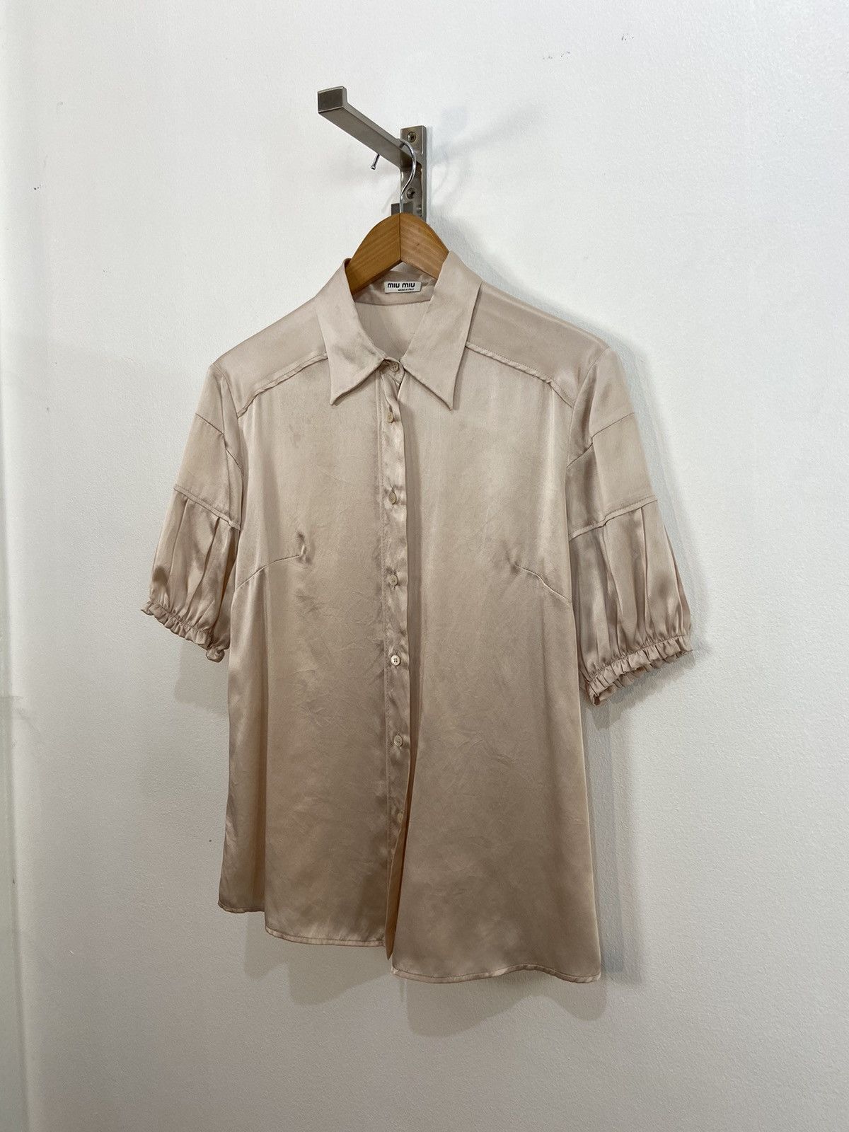 Miu Miu MIU MIU Silk Shirt Size M / US 6-8 / IT 42-44 - 2 Thumbnail