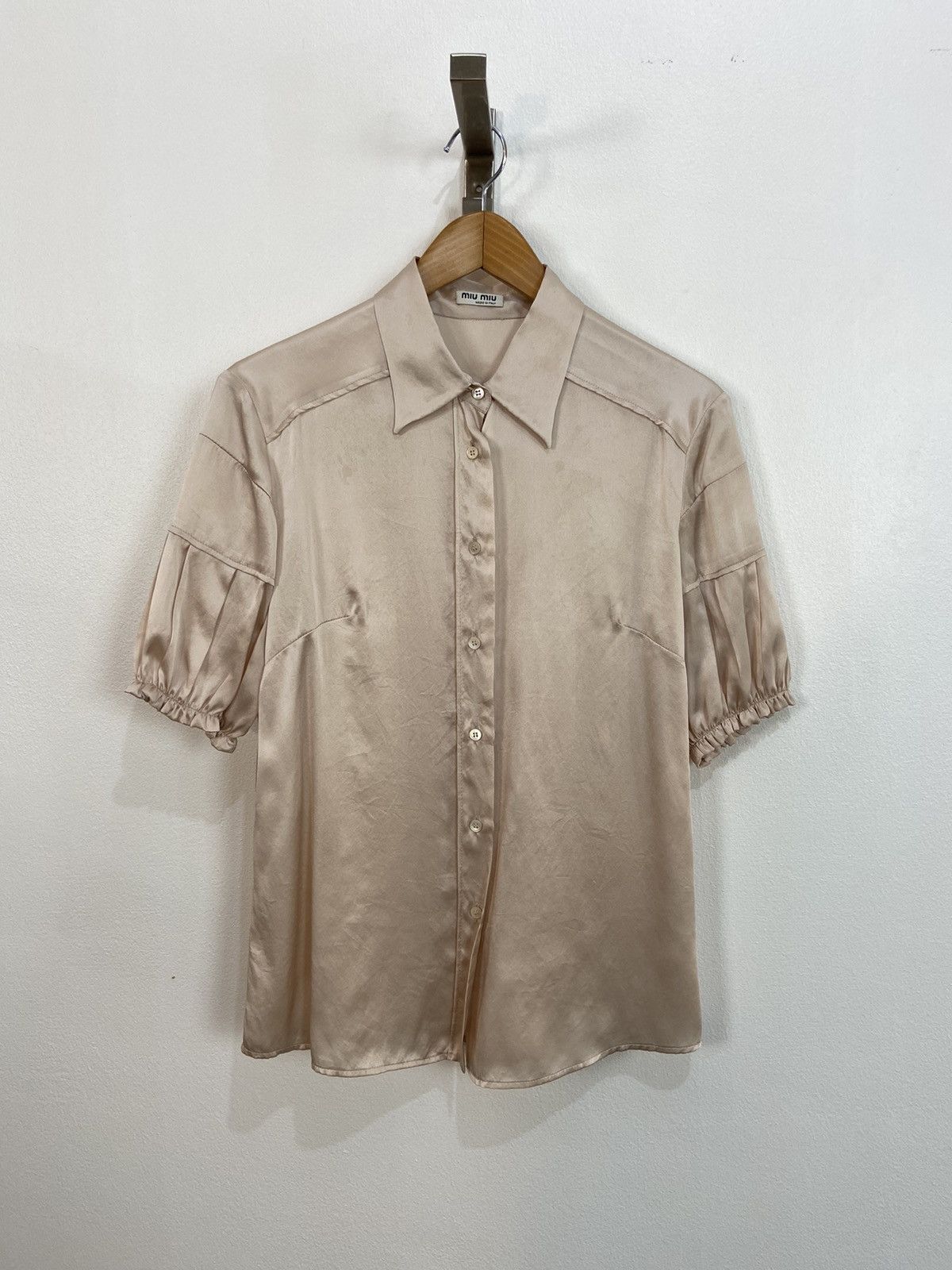 Miu Miu MIU MIU Silk Shirt Size M / US 6-8 / IT 42-44 - 1 Thumbnail