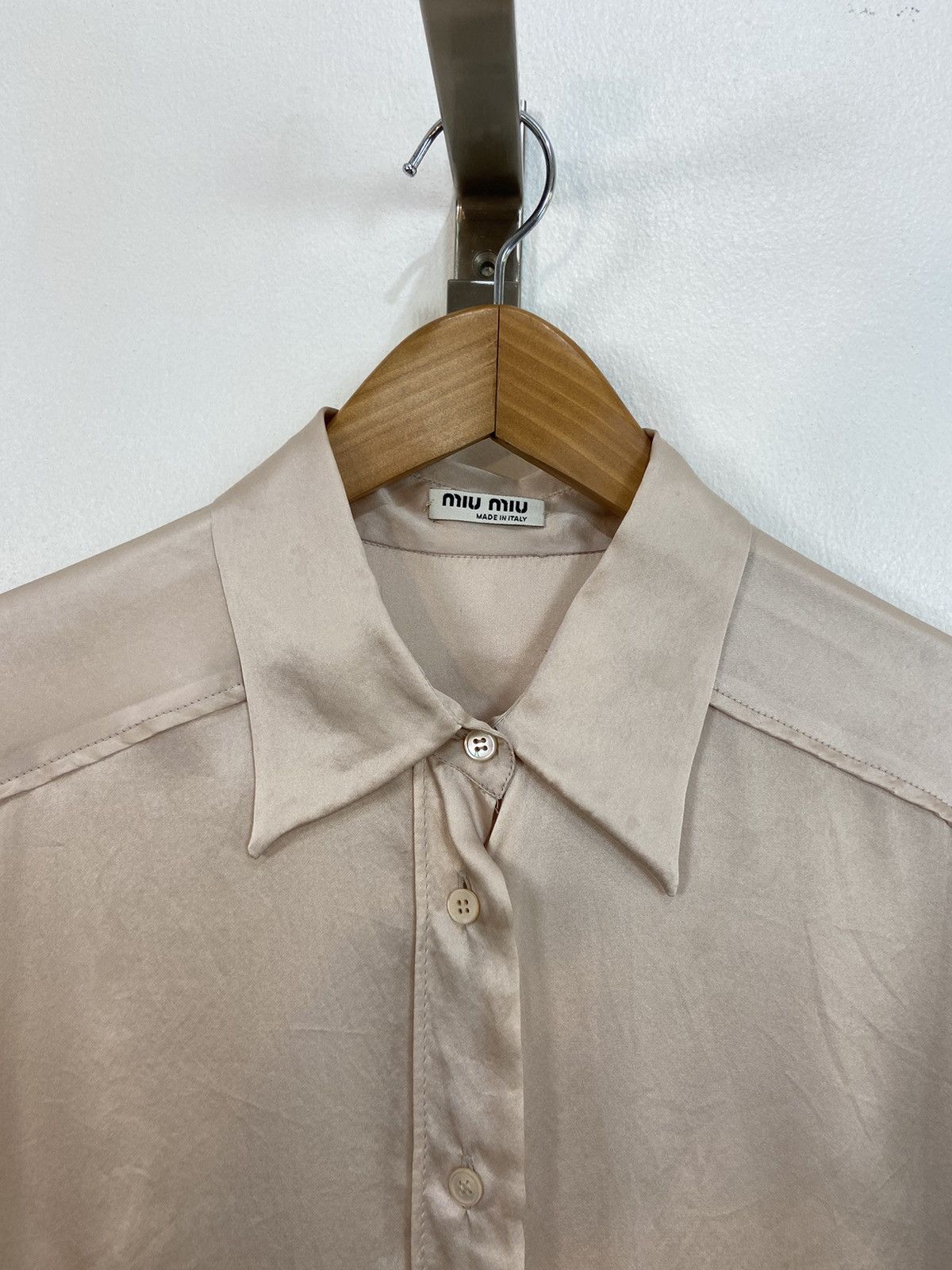 Miu Miu MIU MIU Silk Shirt Size M / US 6-8 / IT 42-44 - 4 Thumbnail
