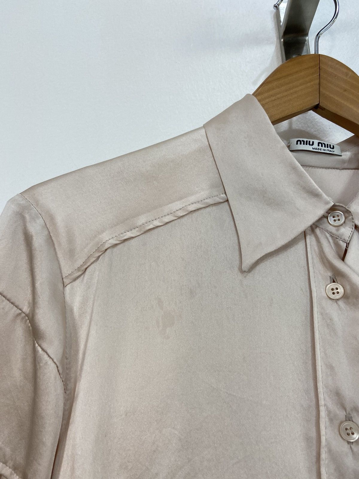 Miu Miu MIU MIU Silk Shirt Size M / US 6-8 / IT 42-44 - 14 Thumbnail