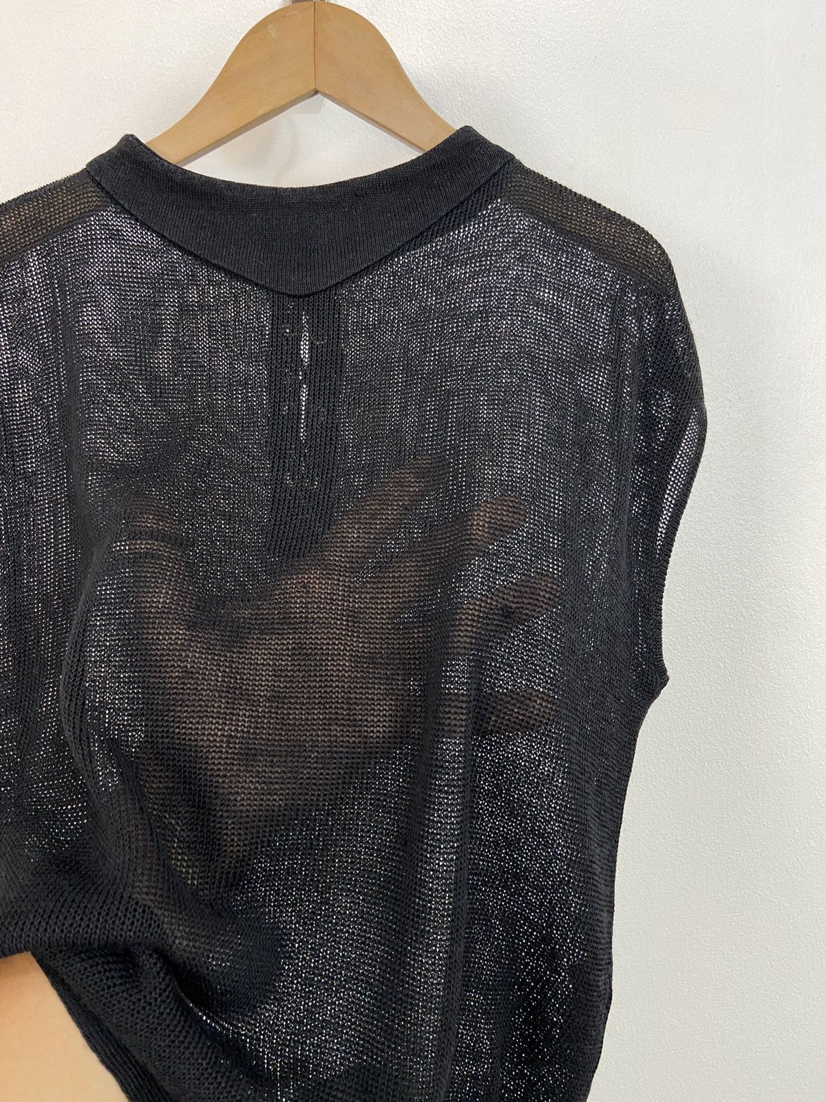 Thierry Mugler Thierry Mugler Knit Mesh Lace Sleeveless Blouse Size M / US 6-8 / IT 42-44 - 15 Thumbnail