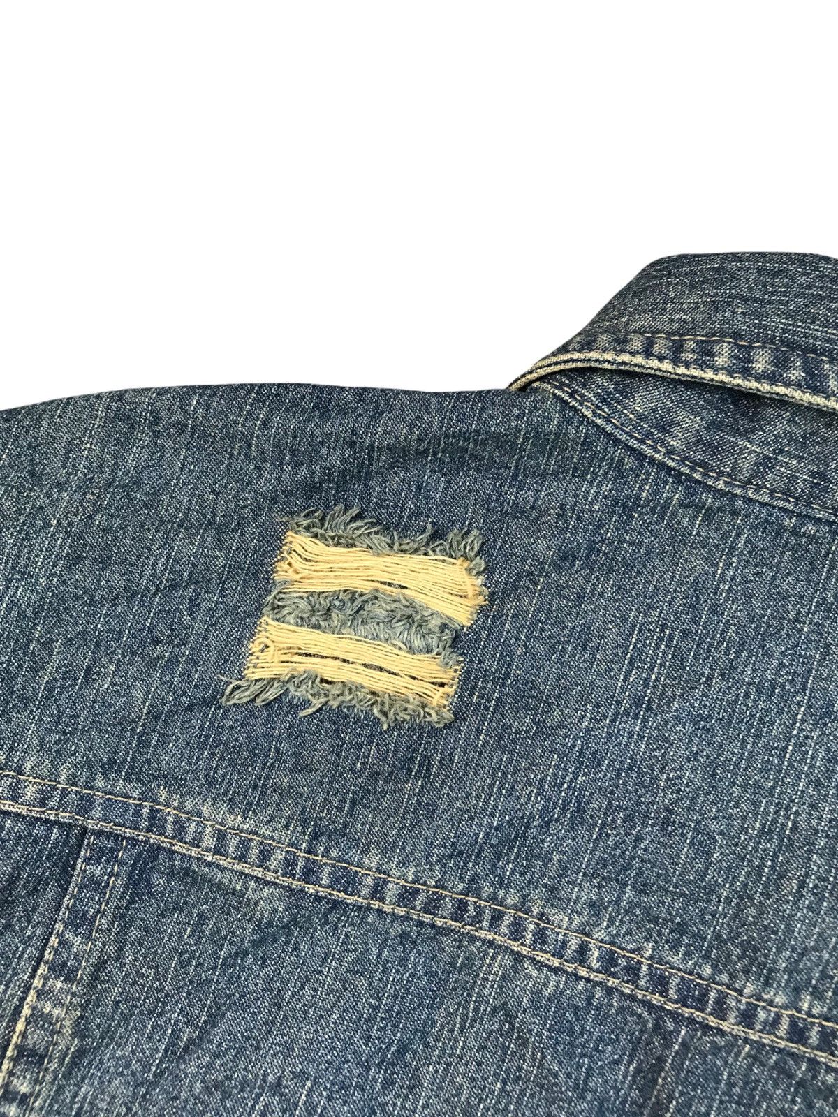 In The Attic IN THE ATTIC ART DISTRESSED DENIM JACKET Size US L / EU 52-54 / 3 - 13 Thumbnail