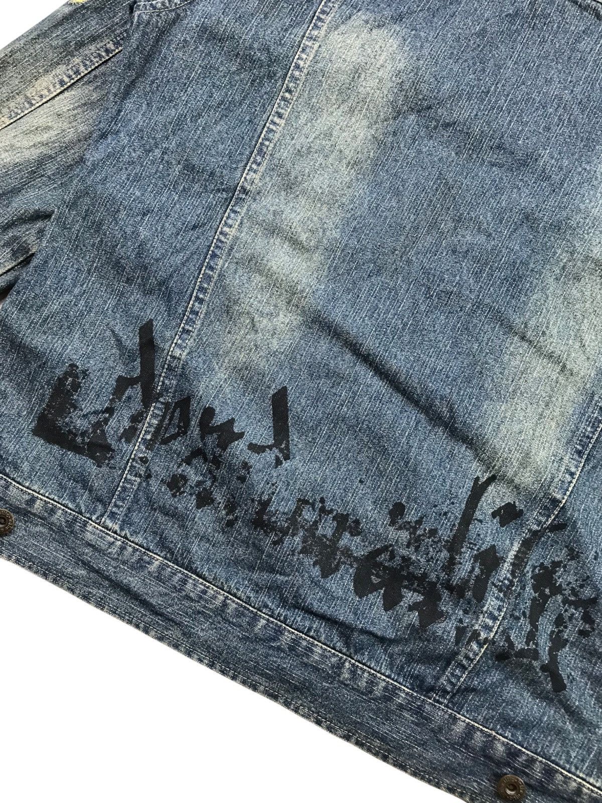 In The Attic IN THE ATTIC ART DISTRESSED DENIM JACKET Size US L / EU 52-54 / 3 - 19 Thumbnail