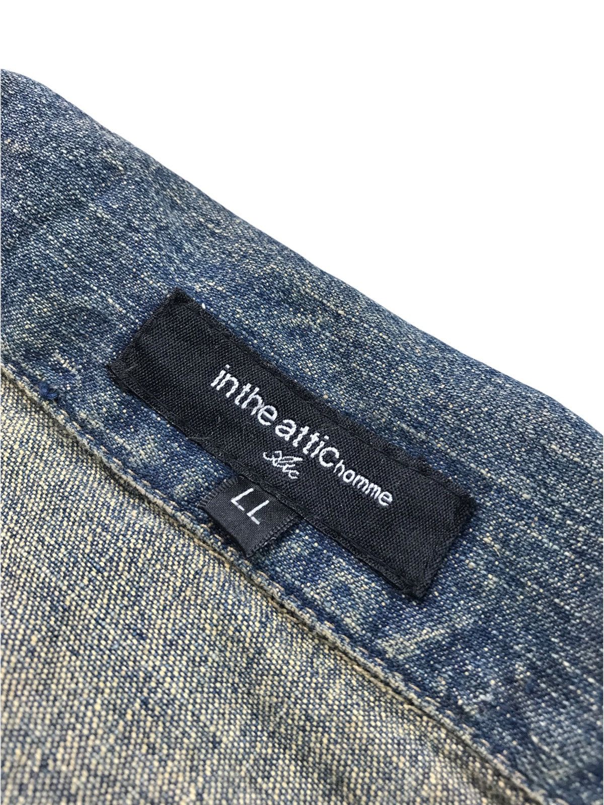 In The Attic IN THE ATTIC ART DISTRESSED DENIM JACKET Size US L / EU 52-54 / 3 - 5 Thumbnail