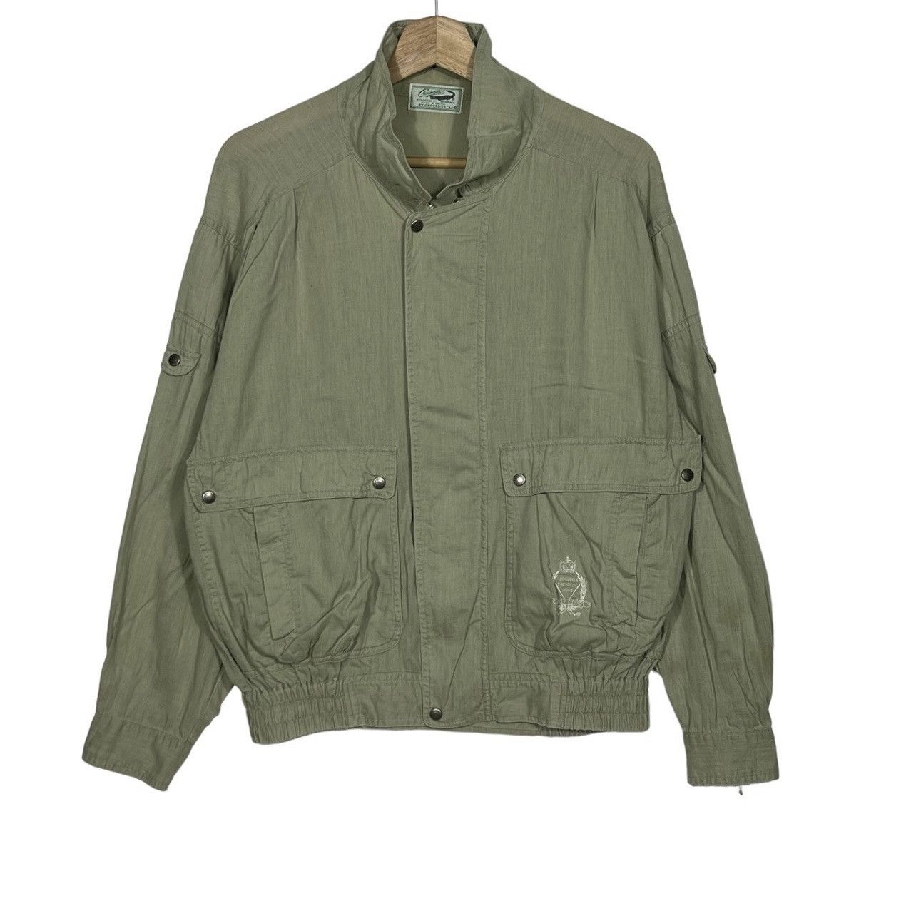 Lacoste crocodile bomber jacket full zipper | Grailed