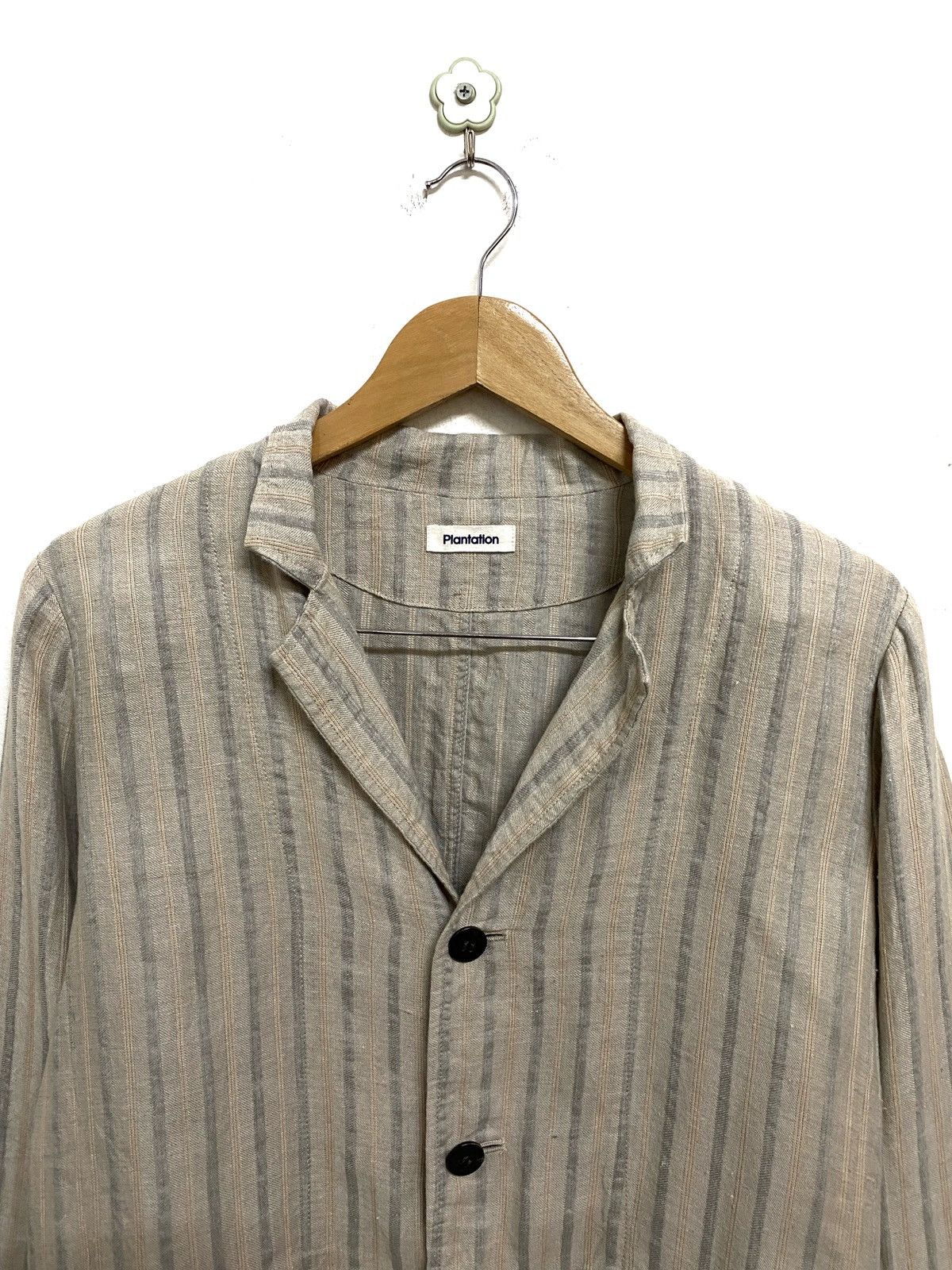 Issey Miyake Issey Miyake Plantation Striped Jacket Size US M / EU 48-50 / 2 - 3 Thumbnail