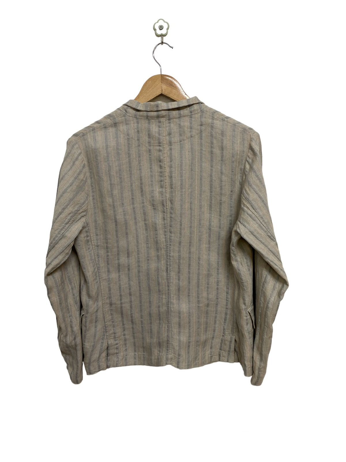 Issey Miyake Issey Miyake Plantation Striped Jacket Size US M / EU 48-50 / 2 - 5 Thumbnail
