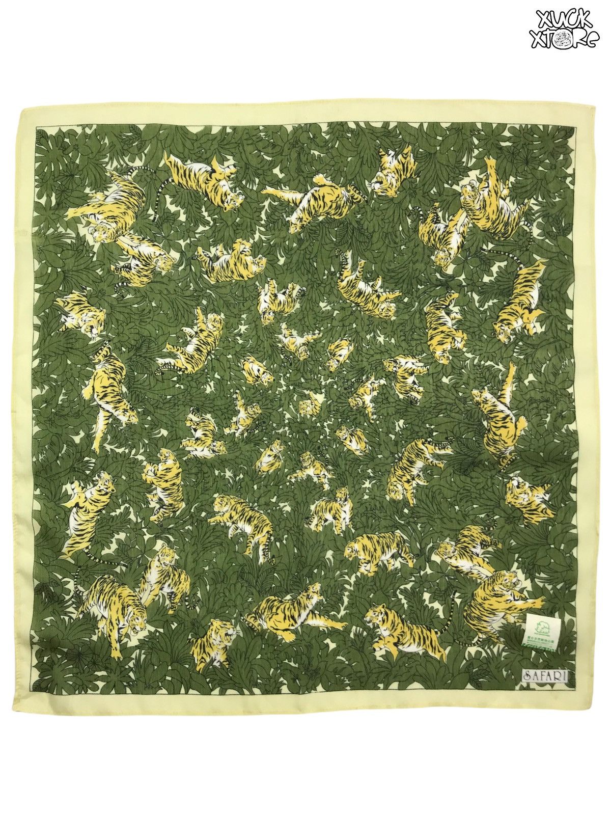 Japanese Brand Fuji Safari Park Handkerchief / Bandana / Neckerchief Size ONE SIZE - 2 Thumbnail