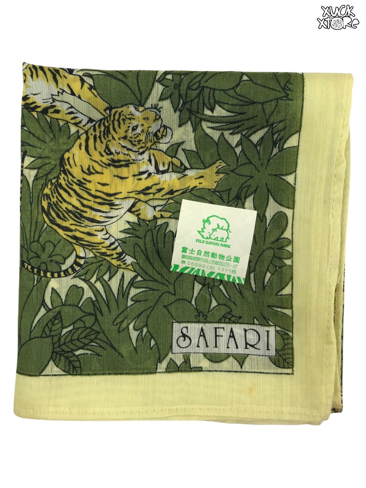 Japanese Brand Fuji Safari Park Handkerchief / Bandana / Neckerchief Size ONE SIZE - 1 Thumbnail